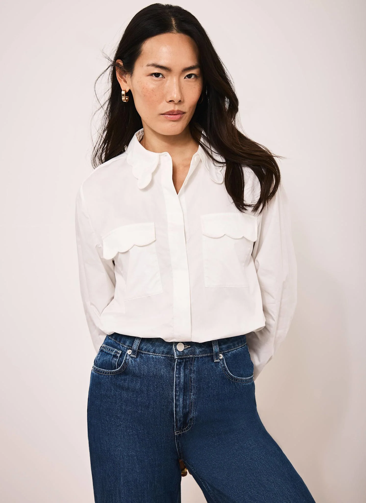 10006-white-cotton-scallop-detail-shirt-1.webp White Cotton Scallop Detail Shirt