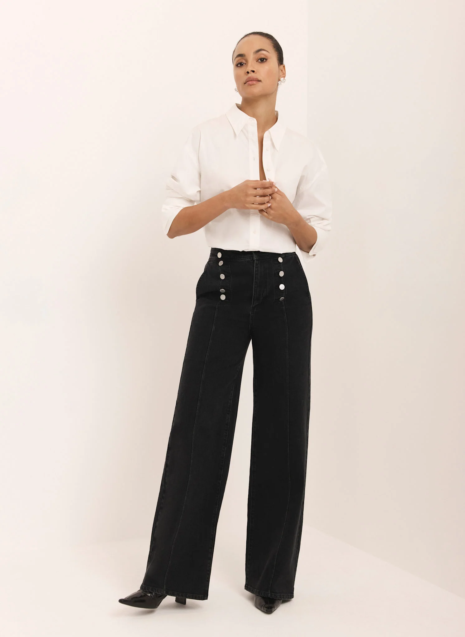 10044-black-button-detail-wide-jeans-1.webp Black Button Detail Wide Jeans