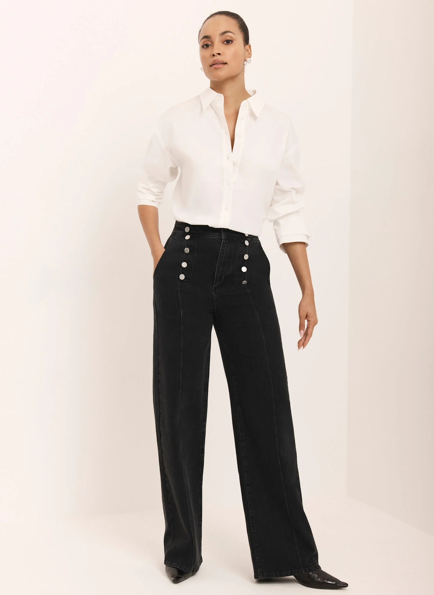 10044-black-button-detail-wide-jeans-2.webp Black Button Detail Wide Jeans