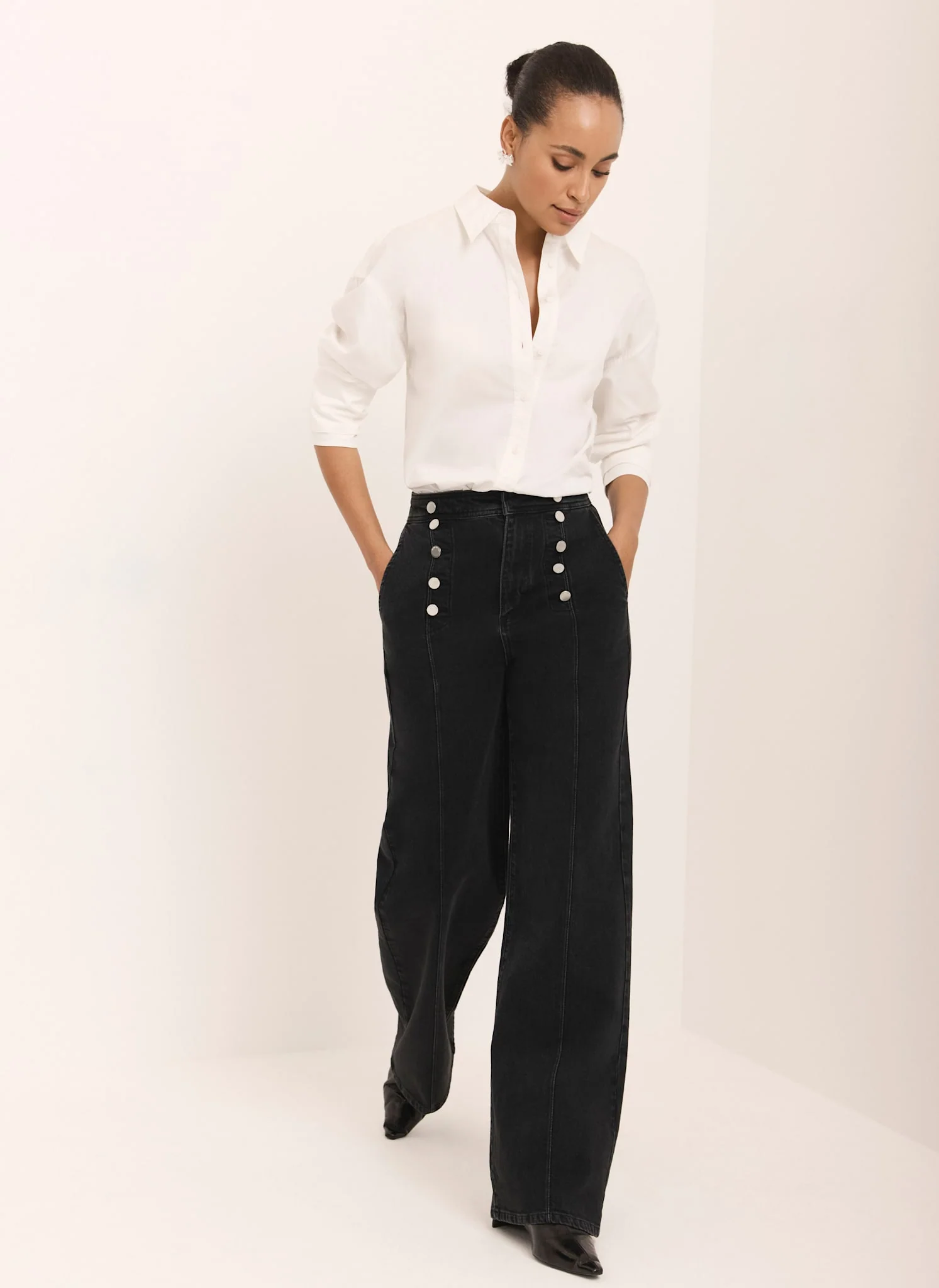 10044-black-button-detail-wide-jeans-4.webp Black Button Detail Wide Jeans