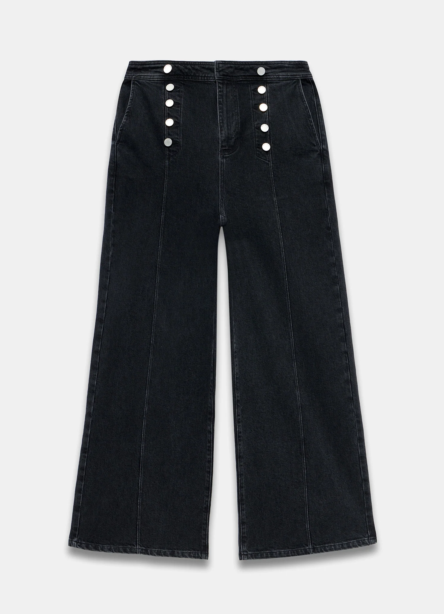 10044-black-button-detail-wide-jeans-7.webp Black Button Detail Wide Jeans