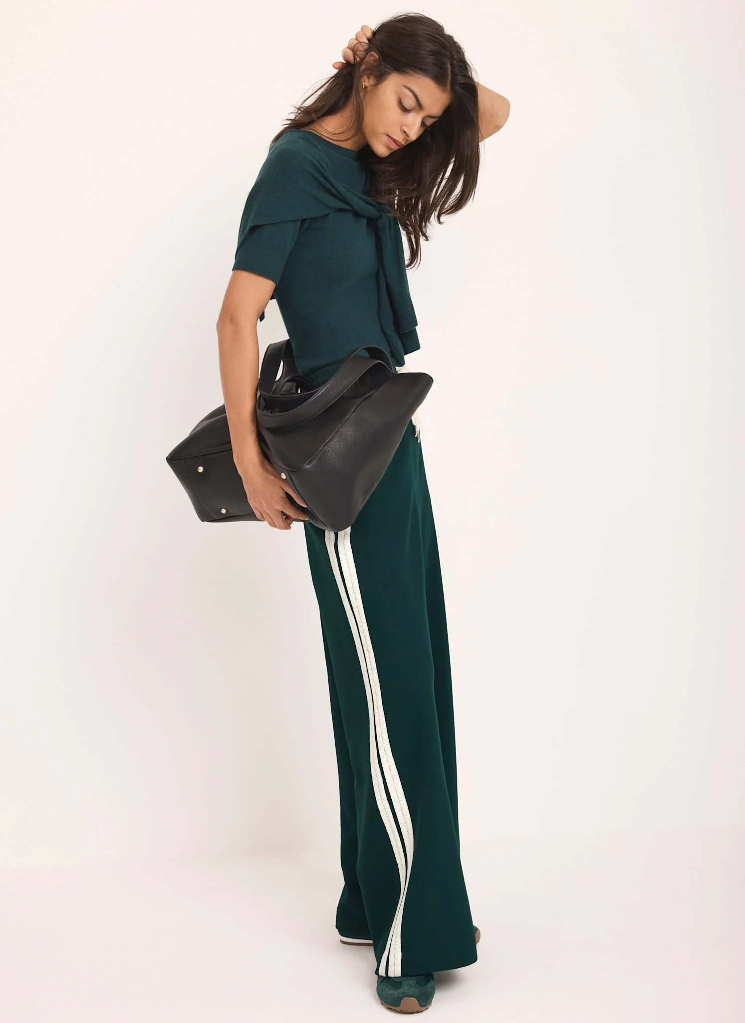 10152-teal-side-stripe-wide-trousers-3.webp Teal Side Stripe Wide Trousers