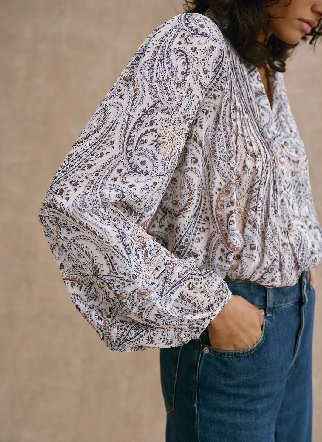 10202-neutral-paisley-print-blouse-5.webp Neutral Paisley Print Blouse