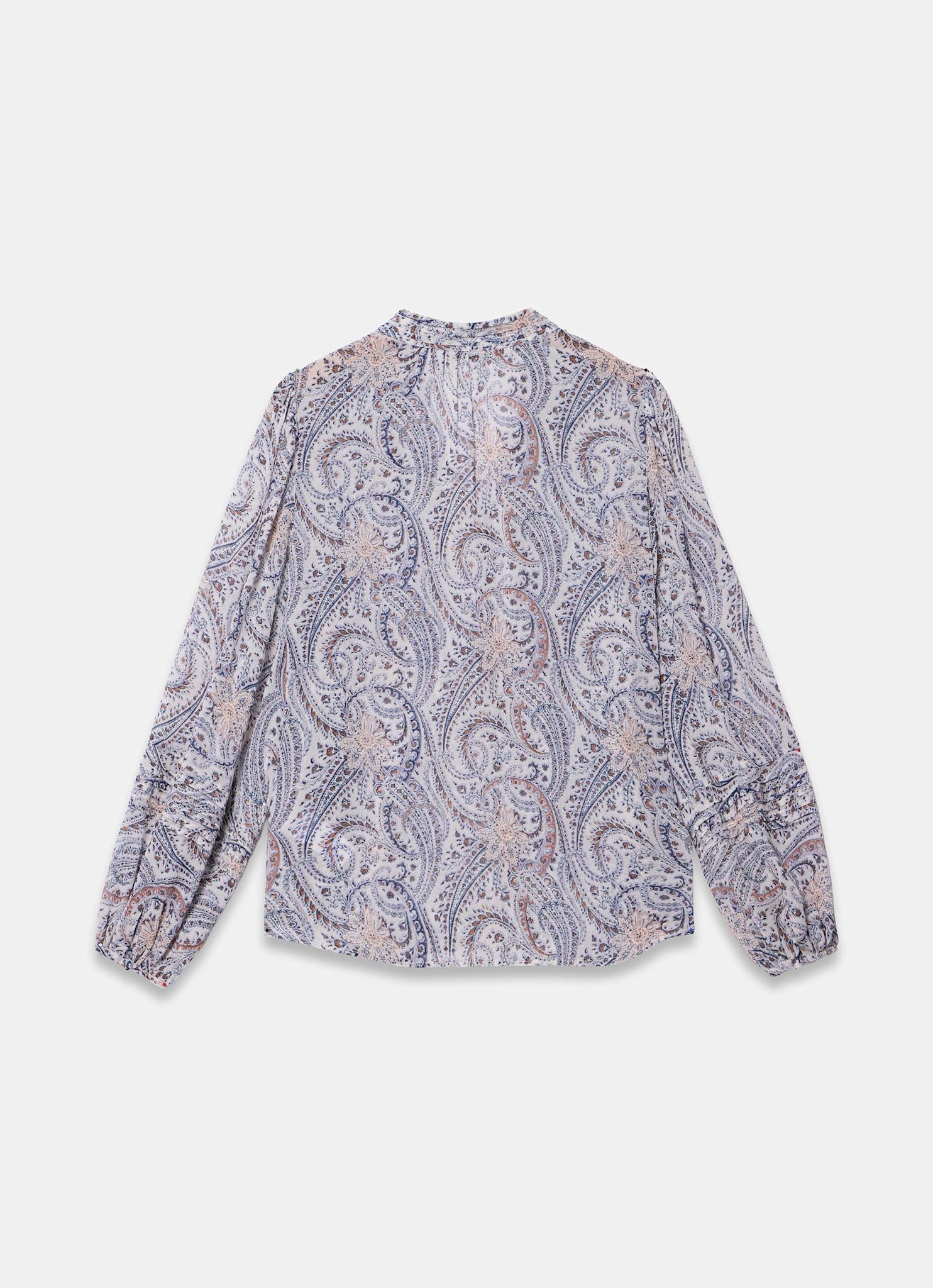 10202-neutral-paisley-print-blouse-8.jpg Neutral Paisley Print Blouse