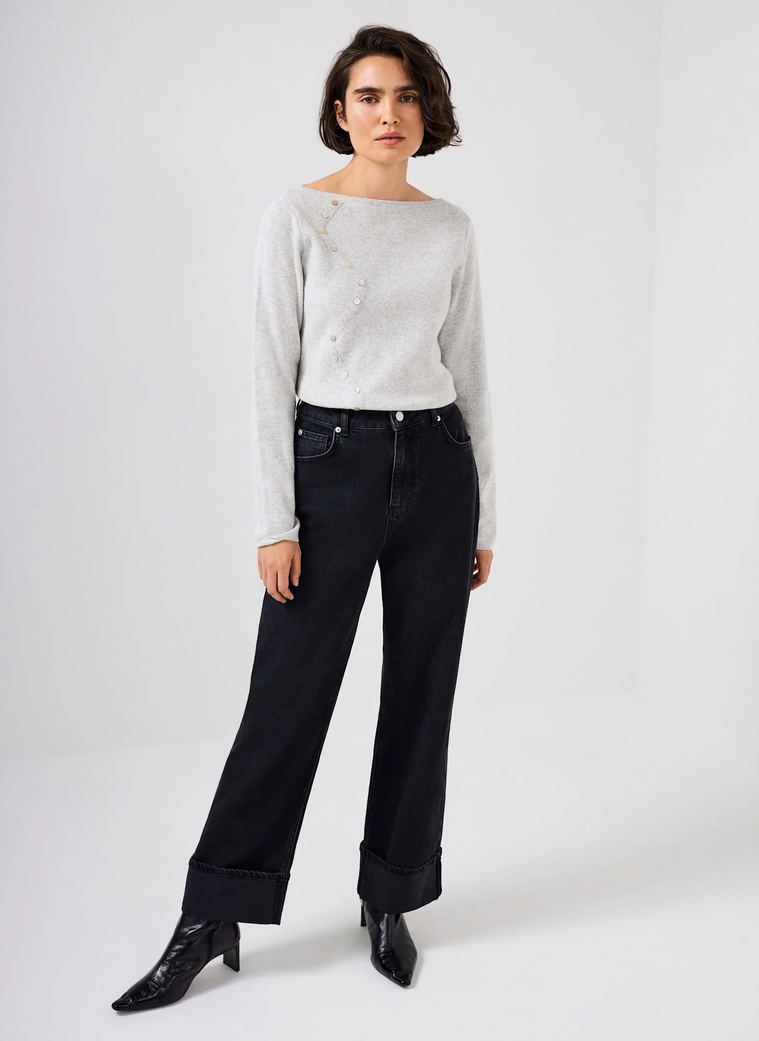 10256-grey-button-detail-knit-top-5.webp Grey Button Detail Knit Top