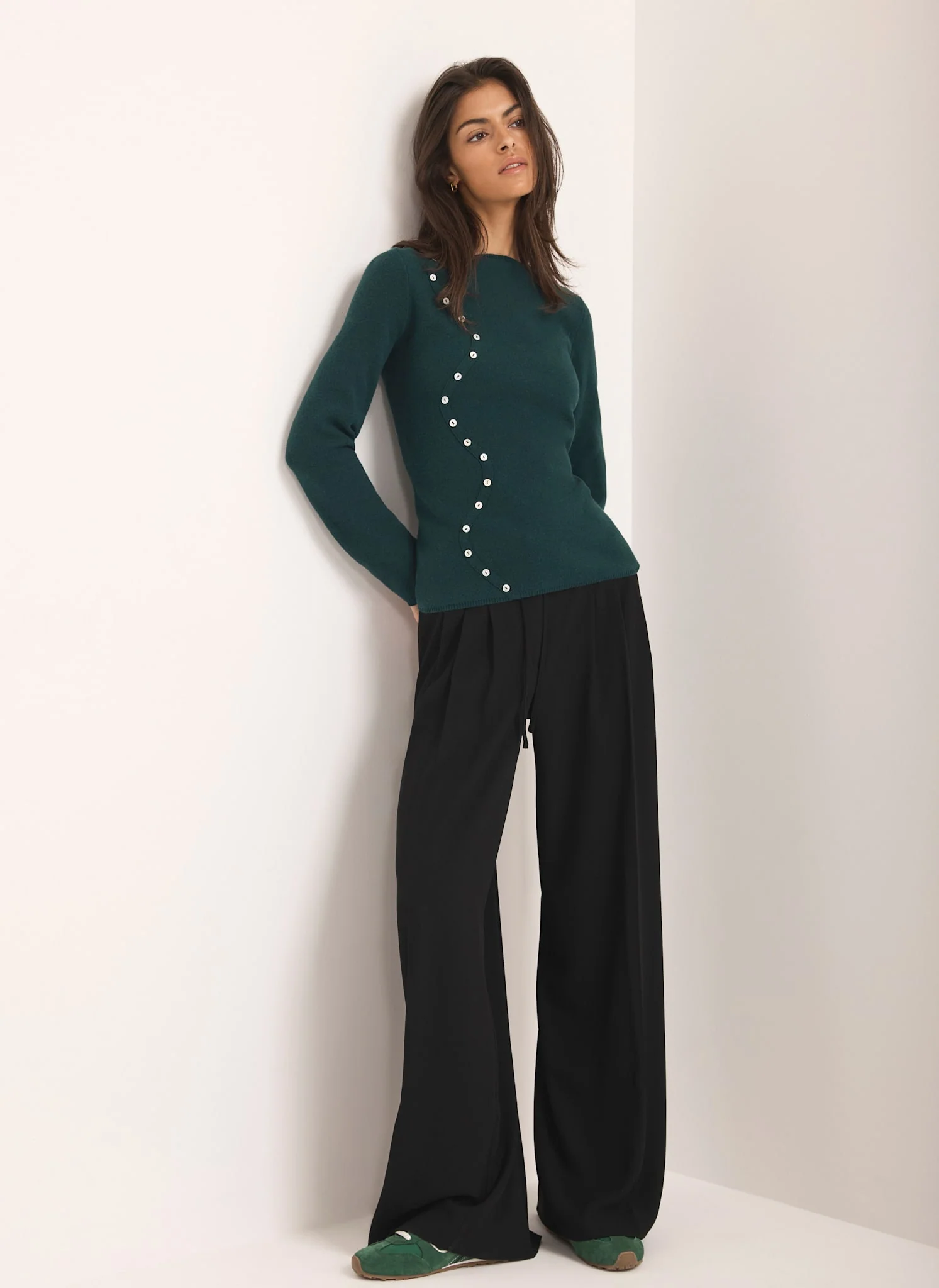 10262-teal-cotton-blend-button-detail-jumper-3.webp Teal Cotton Blend Button Detail Jumper