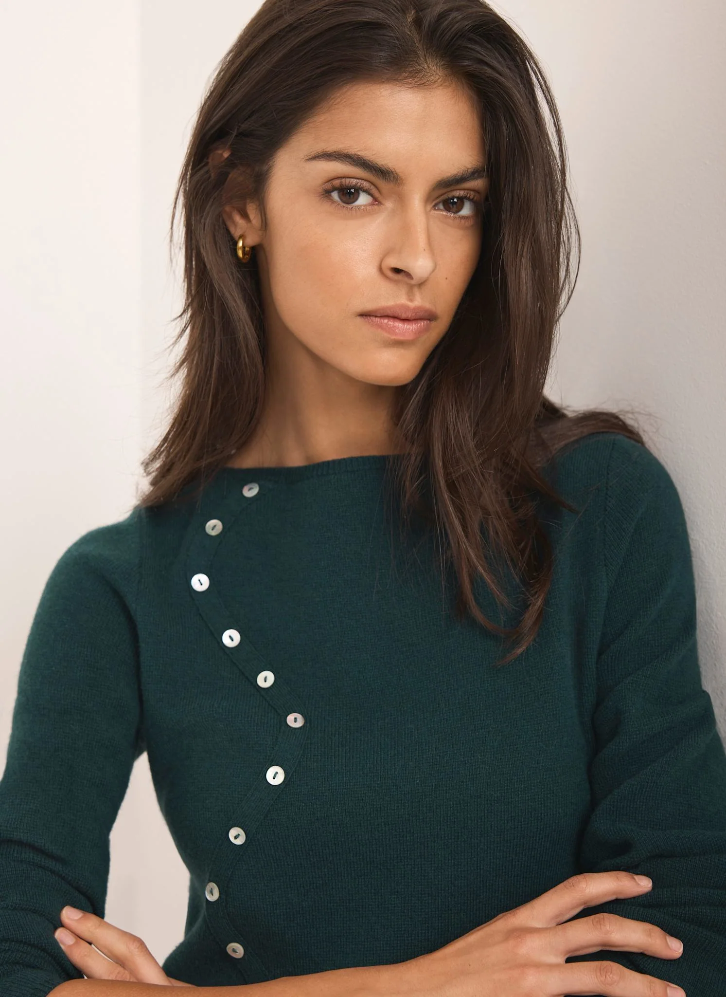 10262-teal-cotton-blend-button-detail-jumper-6.webp Teal Cotton Blend Button Detail Jumper