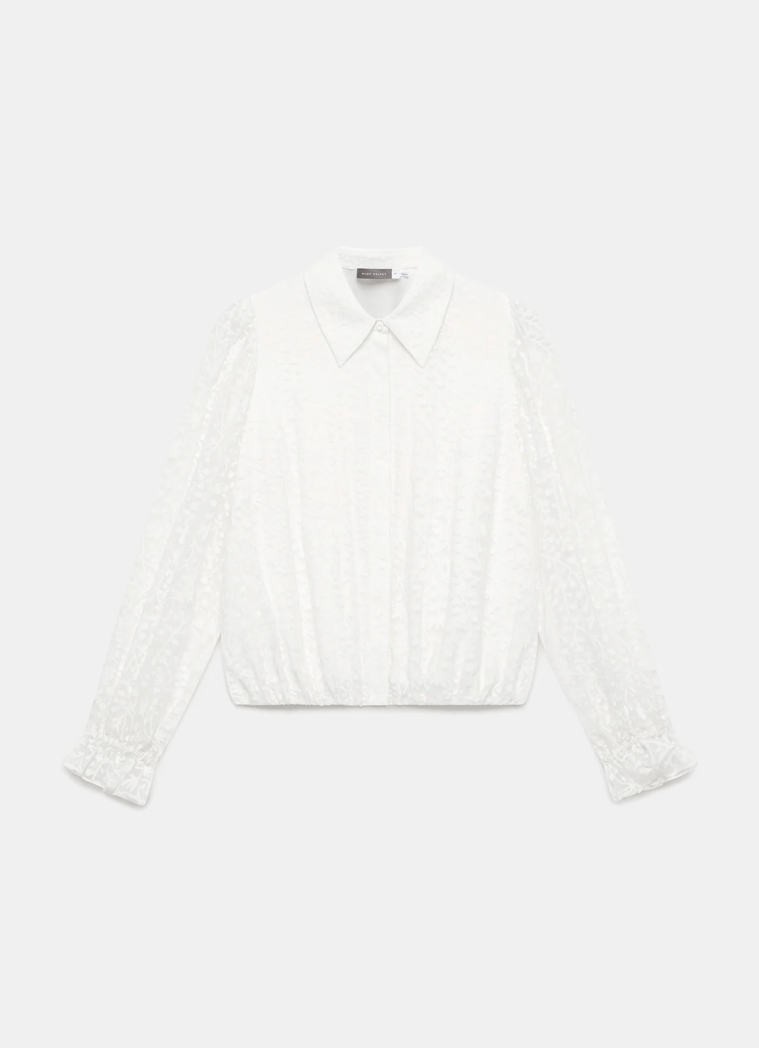 Cream Jacquard Shirt