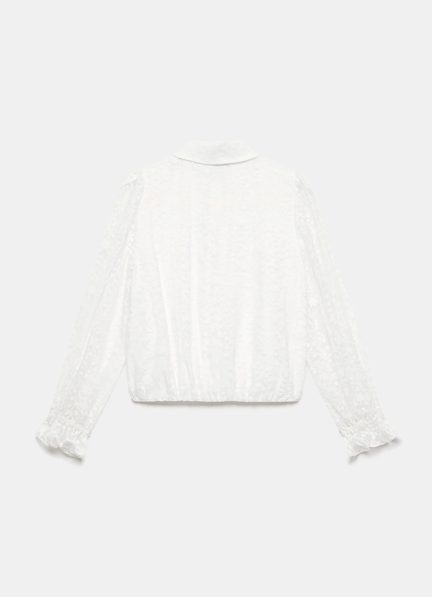 Cream Jacquard Shirt