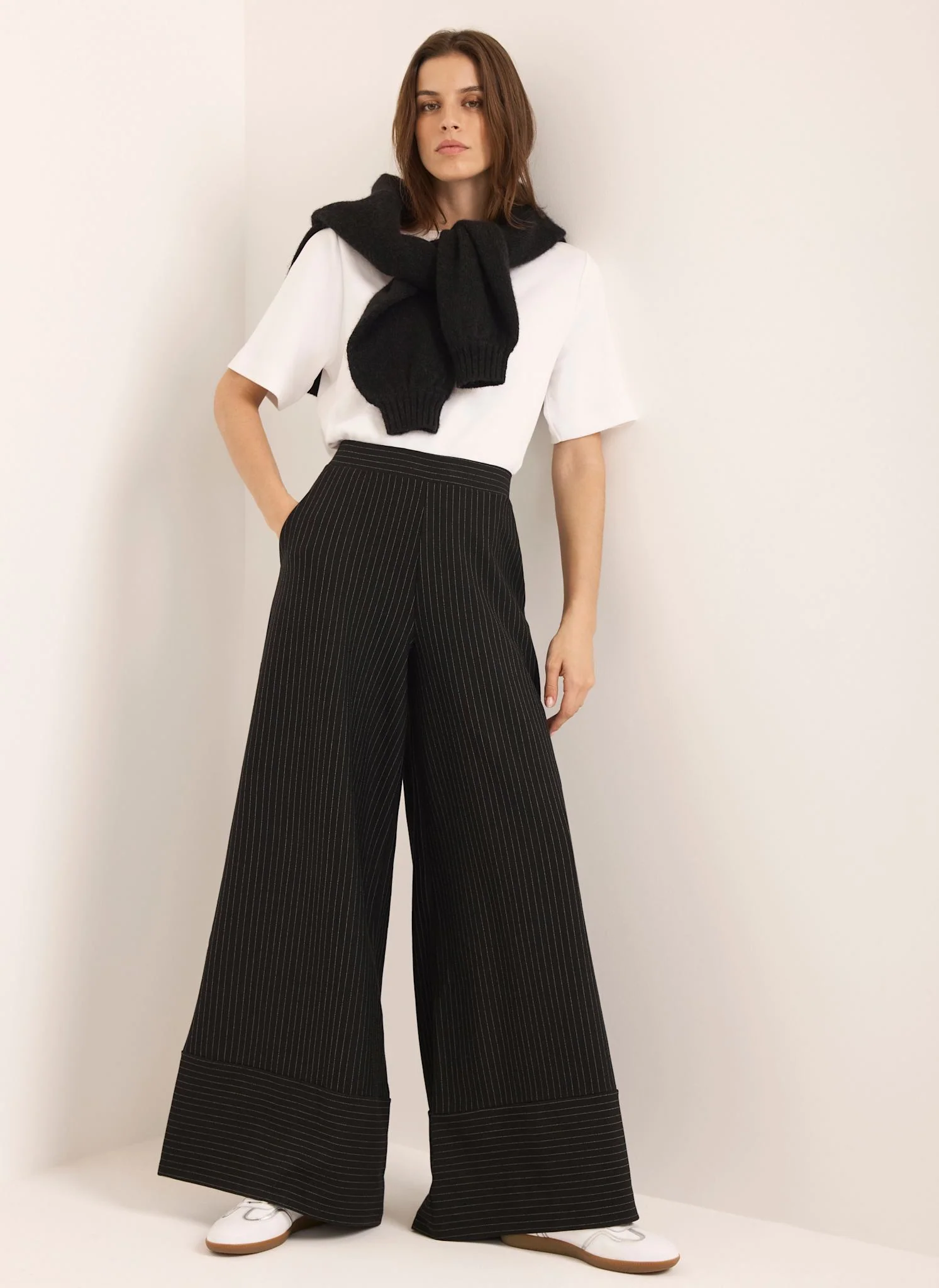 10314-black-pinstripe-wide-trousers-5.webp Black Pinstripe Wide Trousers