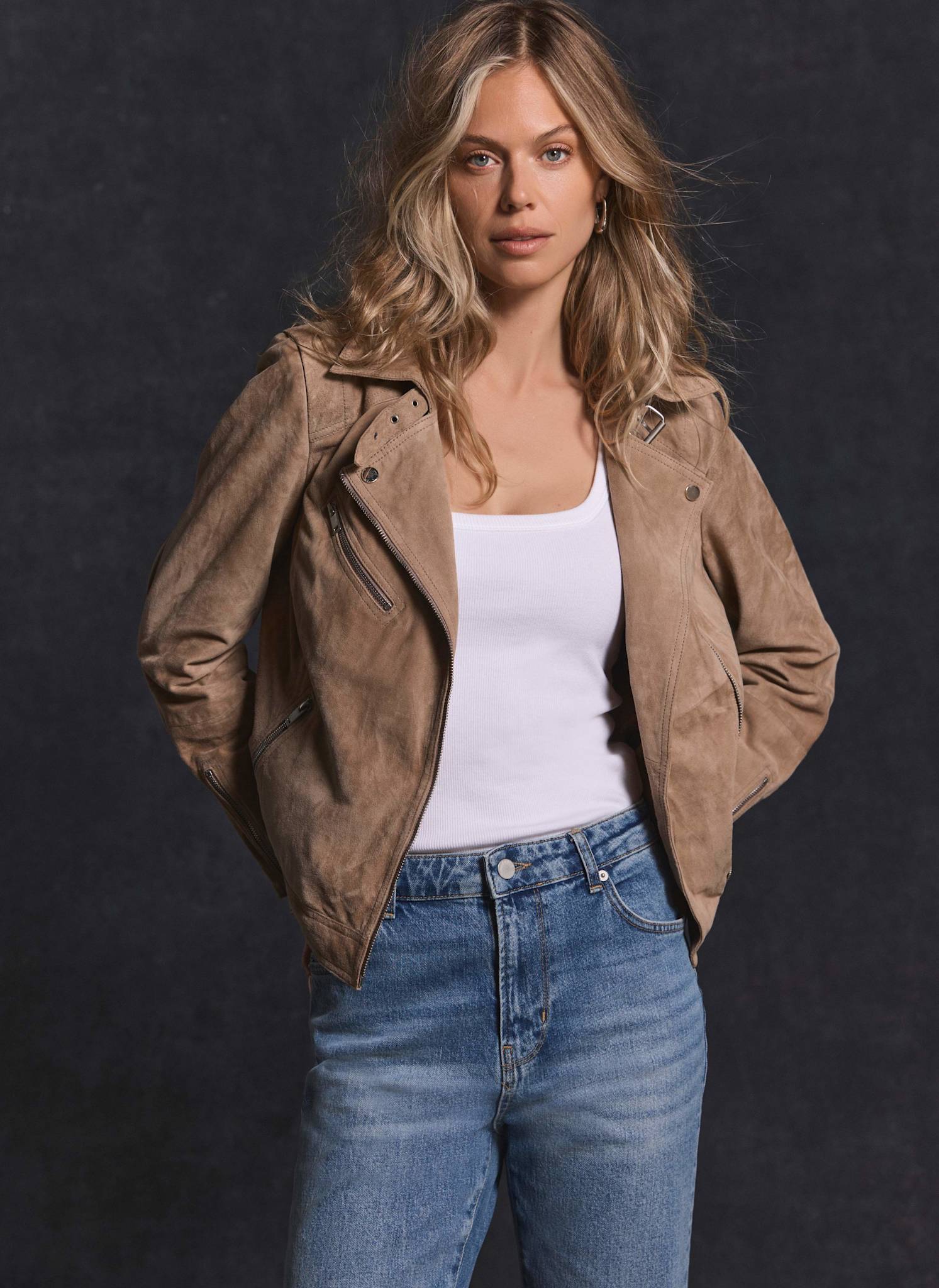 10338-neutral-suede-biker-jacket-1.jpg Neutral Suede Biker Jacket