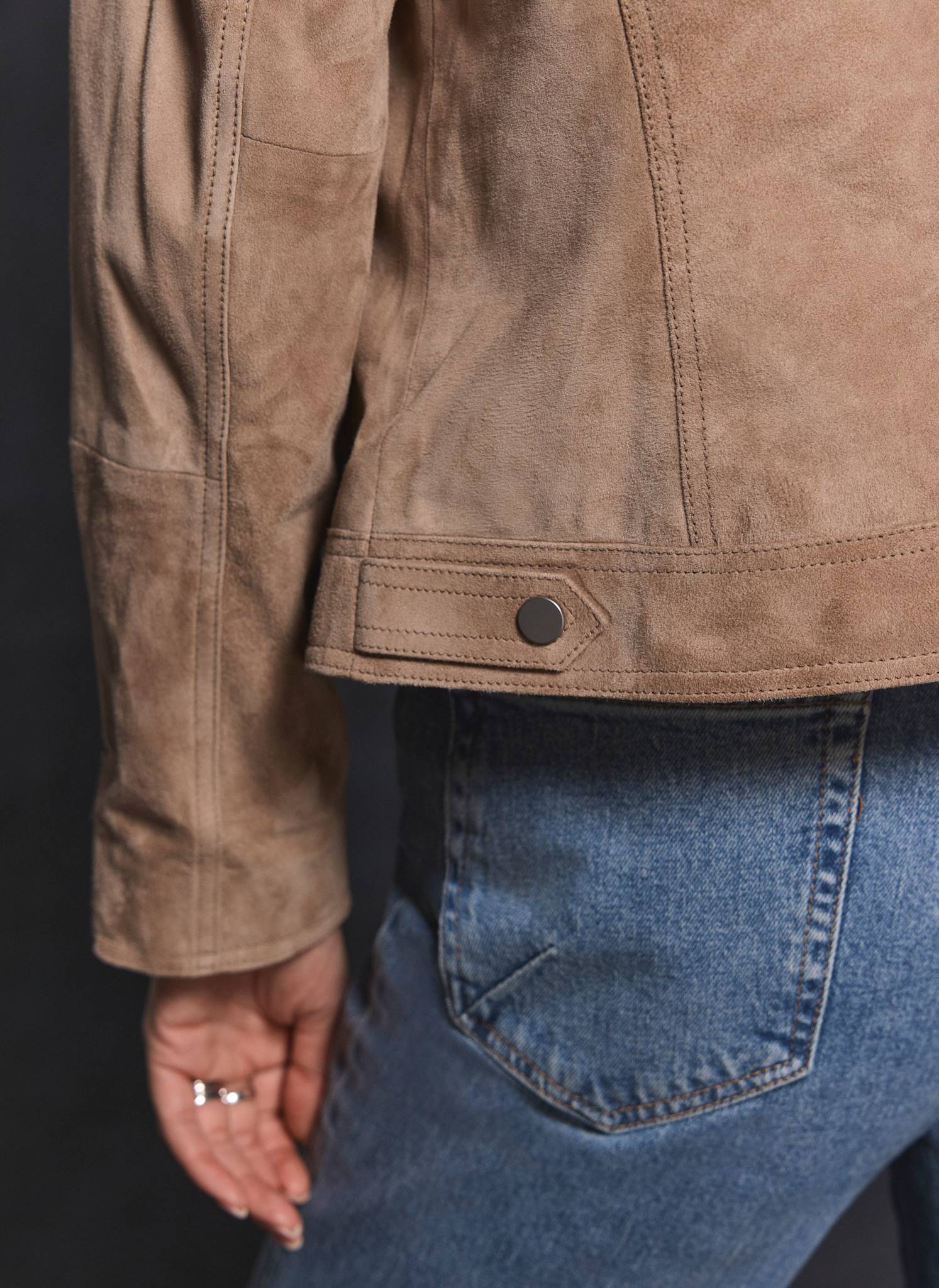 10338-neutral-suede-biker-jacket-6.jpg Neutral Suede Biker Jacket
