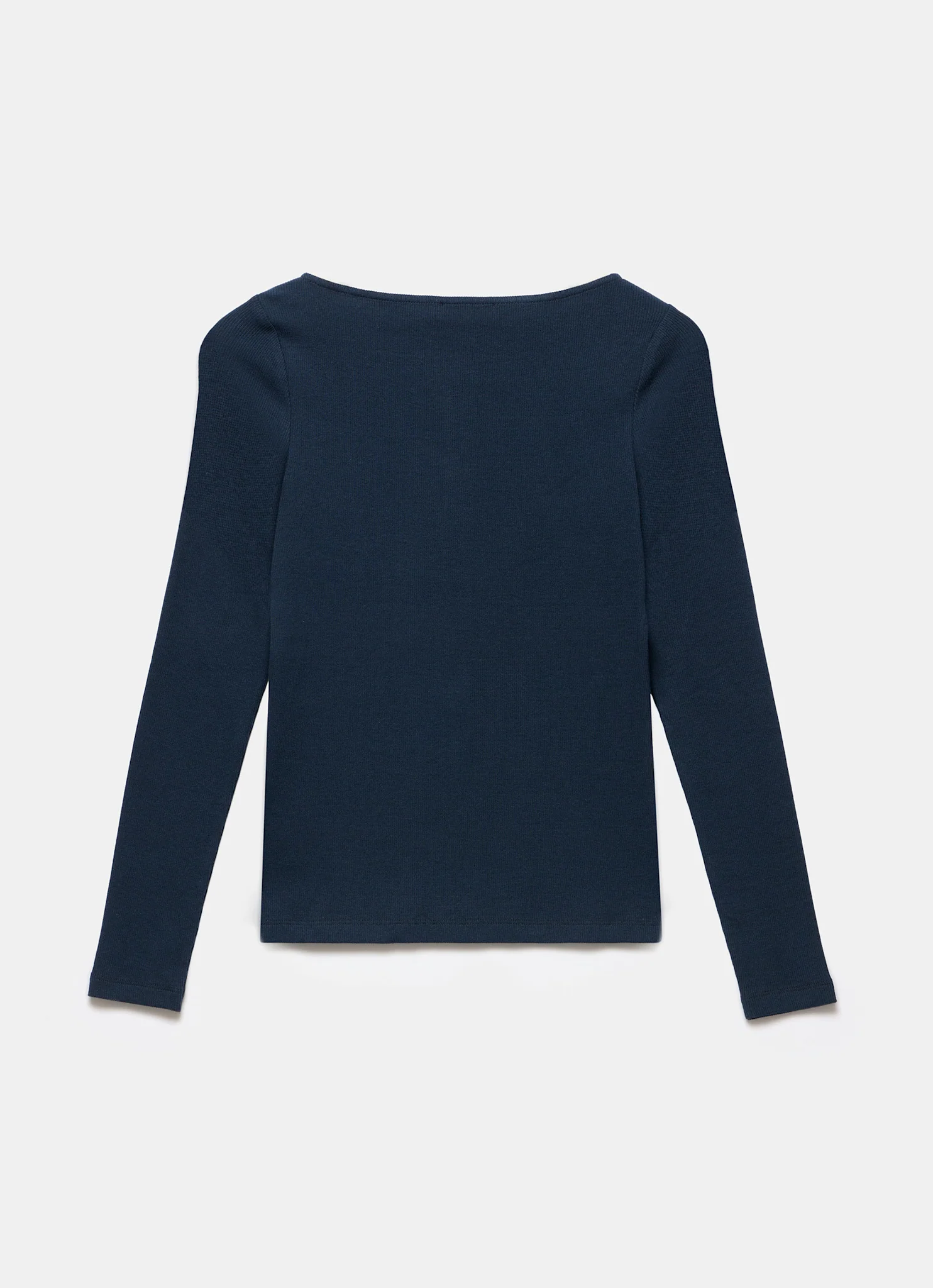 10366-navy-cotton-blend-button-detail-top-7.webp Navy Cotton Blend Button Detail Top