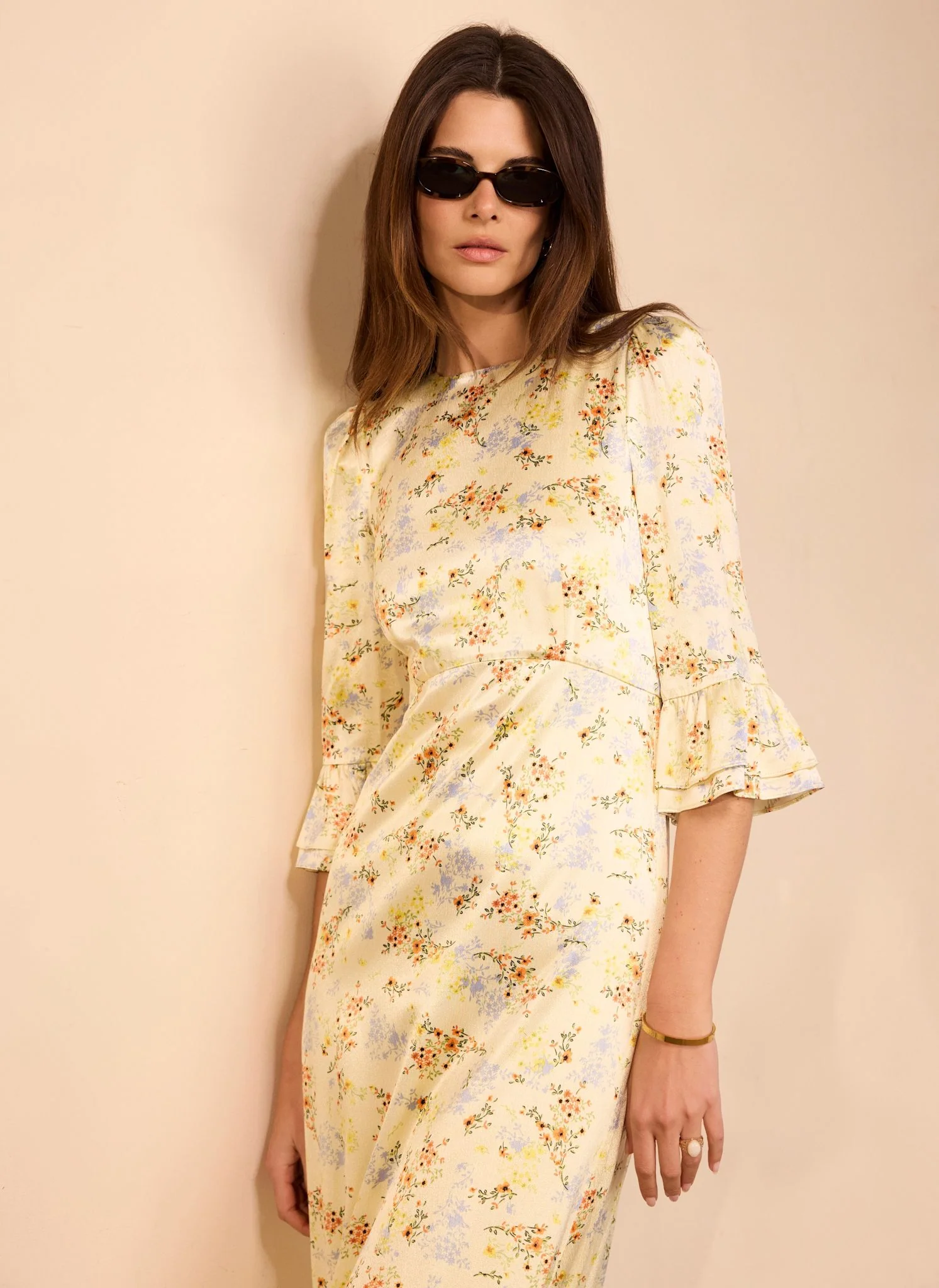 1040-yellow-floral-print-satin-midi-dress-4.webp Yellow Floral Print Satin Midi Dress