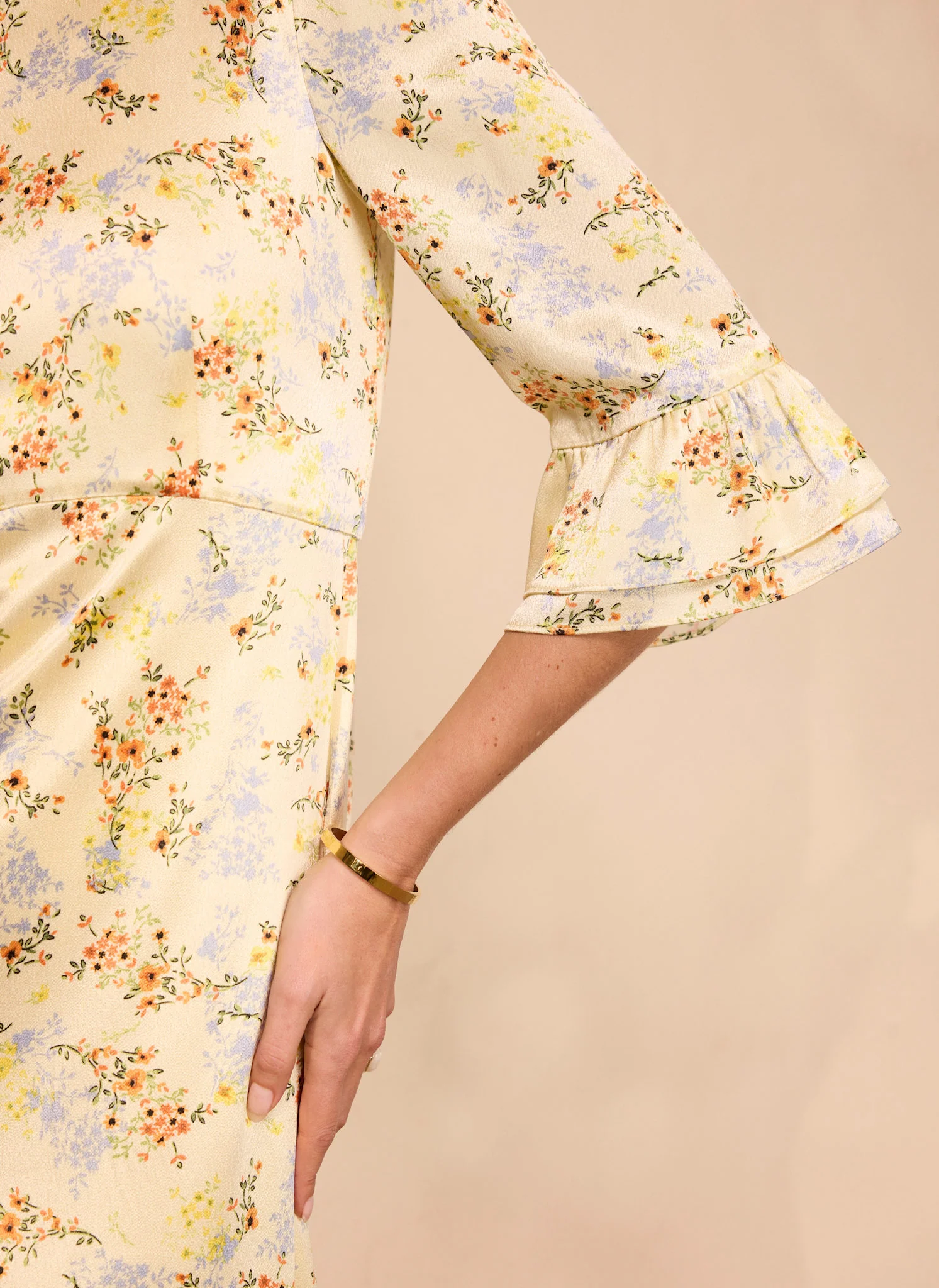 1040-yellow-floral-print-satin-midi-dress-5.webp Yellow Floral Print Satin Midi Dress
