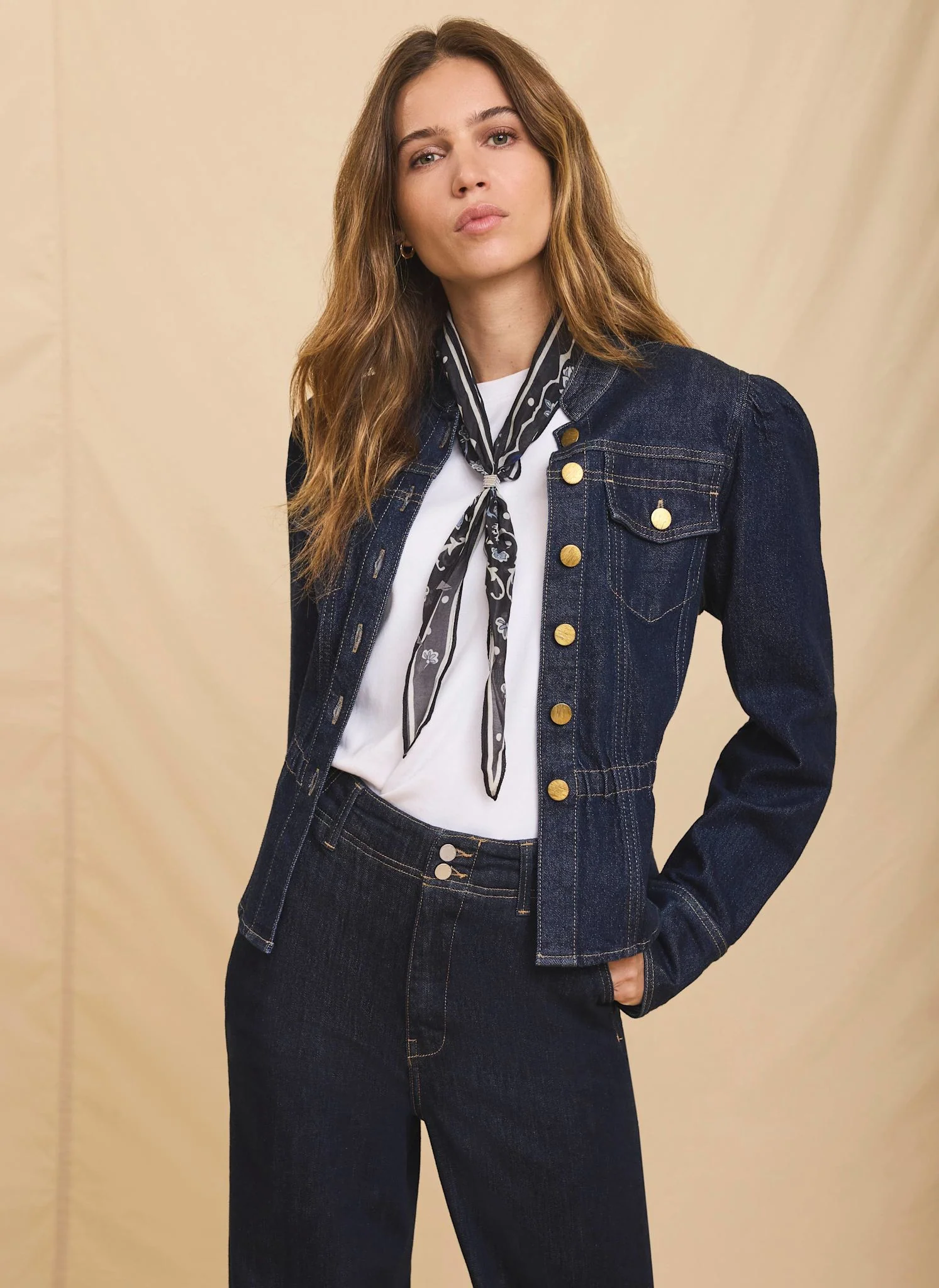 10400-dark-indigo-puff-sleeve-denim-jacket-3.webp Dark Indigo Puff Sleeve Denim Jacket