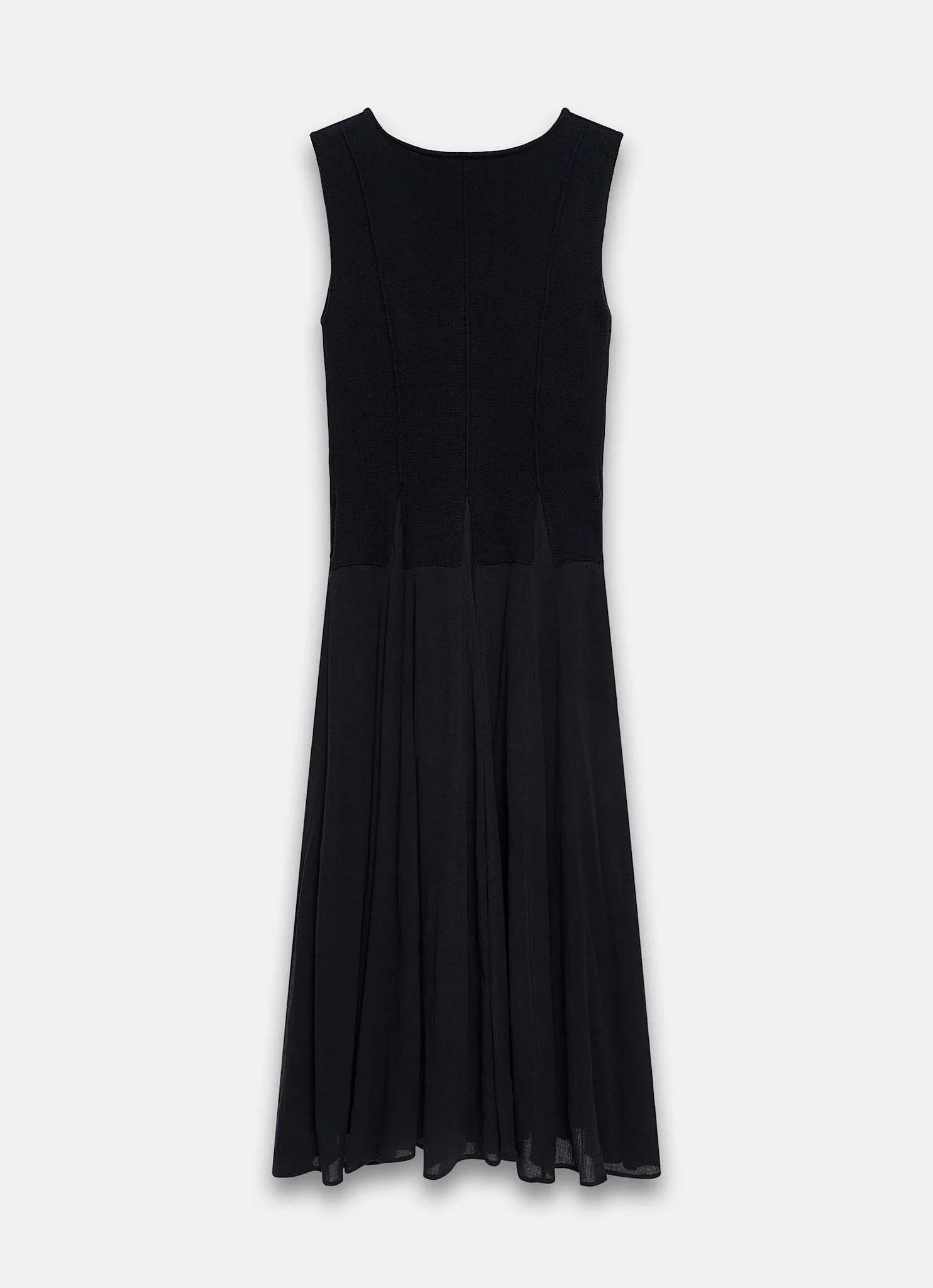 10470-navy-cotton-blend-drop-waist-maxi-dress-8.webp Navy Cotton Blend Drop Waist Maxi Dress