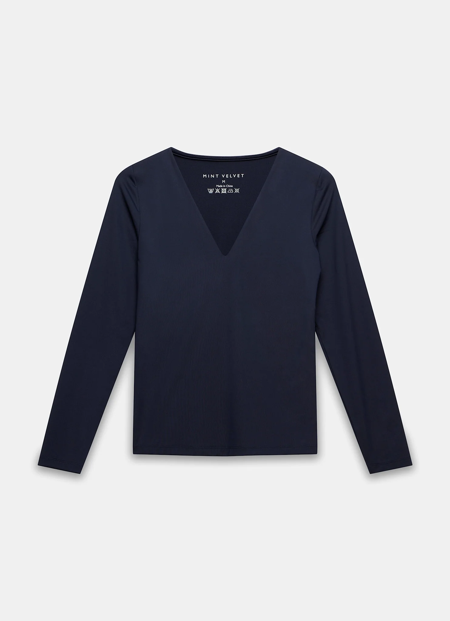 10482-navy-v-neck-layering-top-6.webp Navy V Neck Layering Top