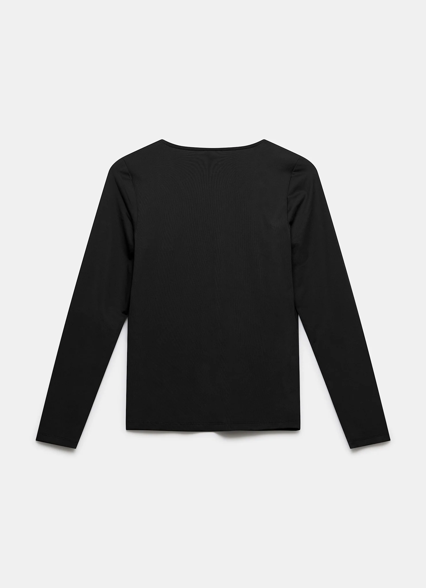 10496-black-v-neck-layering-top-7.webp Black V Neck Layering Top
