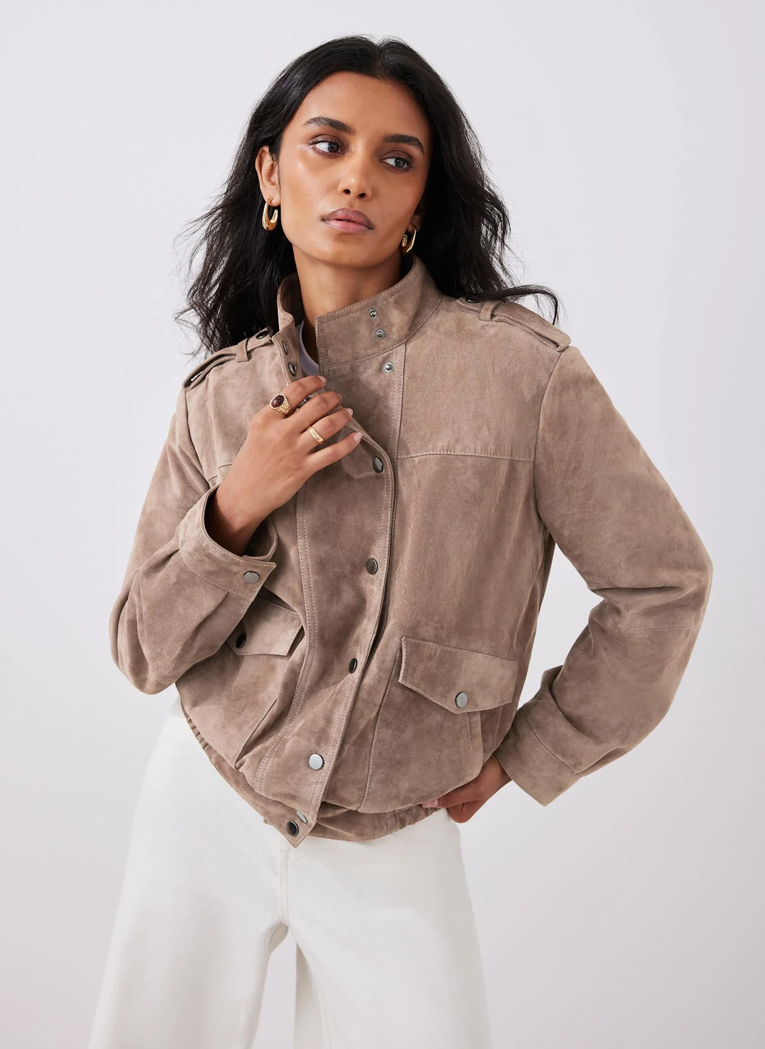 10508-neutral-suede-pilot-bomber-jacket-1.webp Neutral Suede Pilot Bomber Jacket