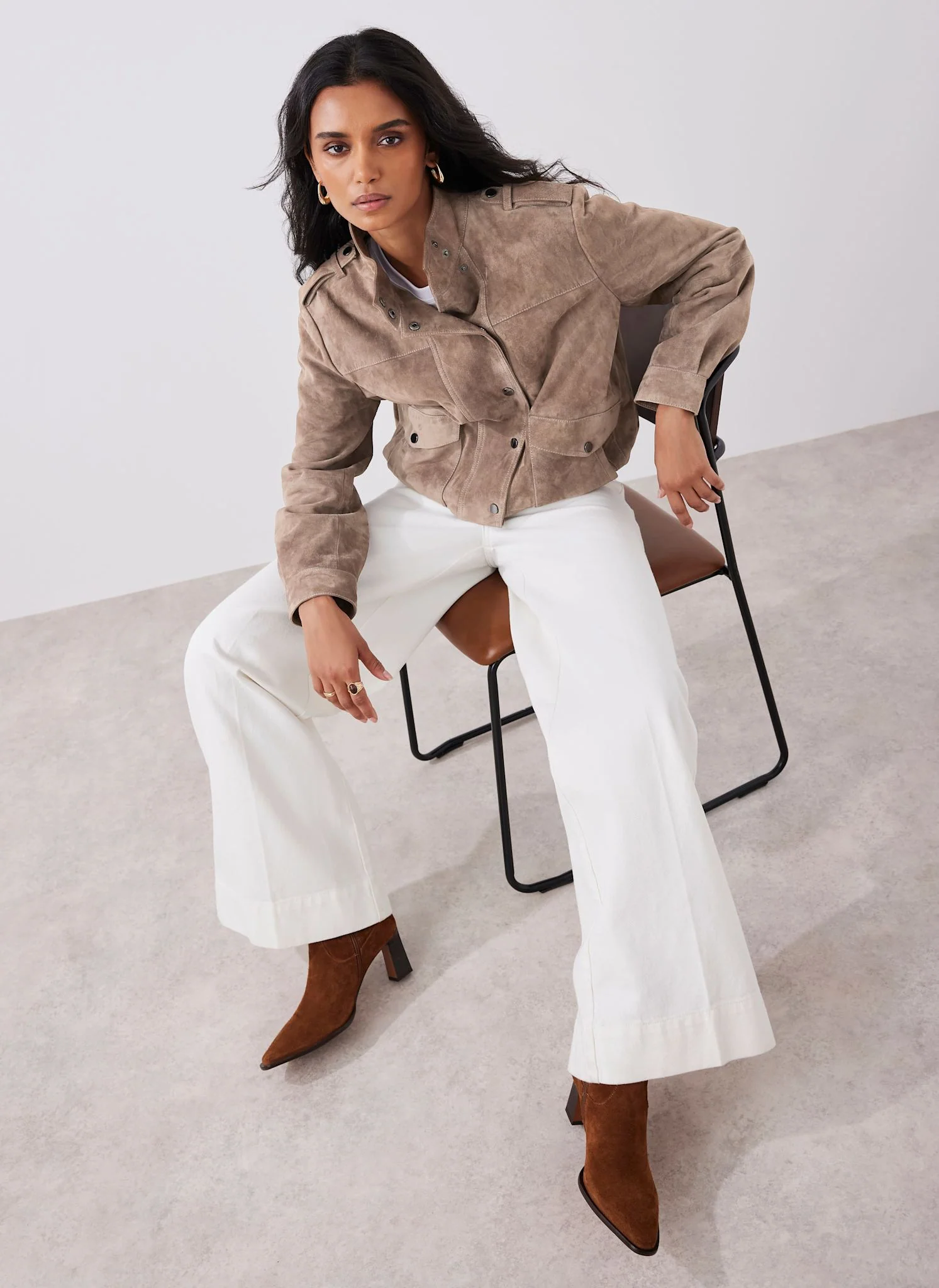 10508-neutral-suede-pilot-bomber-jacket-4.webp Neutral Suede Pilot Bomber Jacket