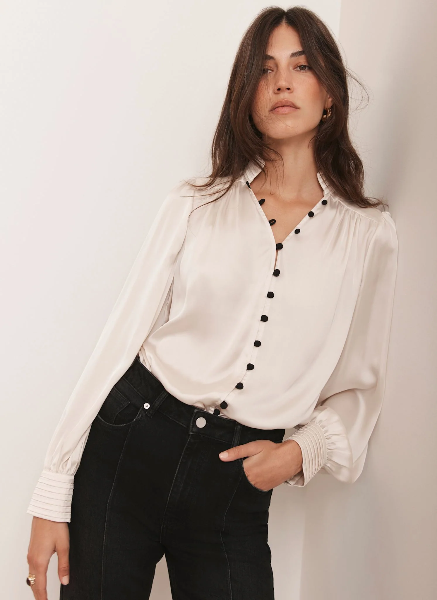 10570-cream-contrast-satin-blouse-2.webp Cream Contrast Satin Blouse