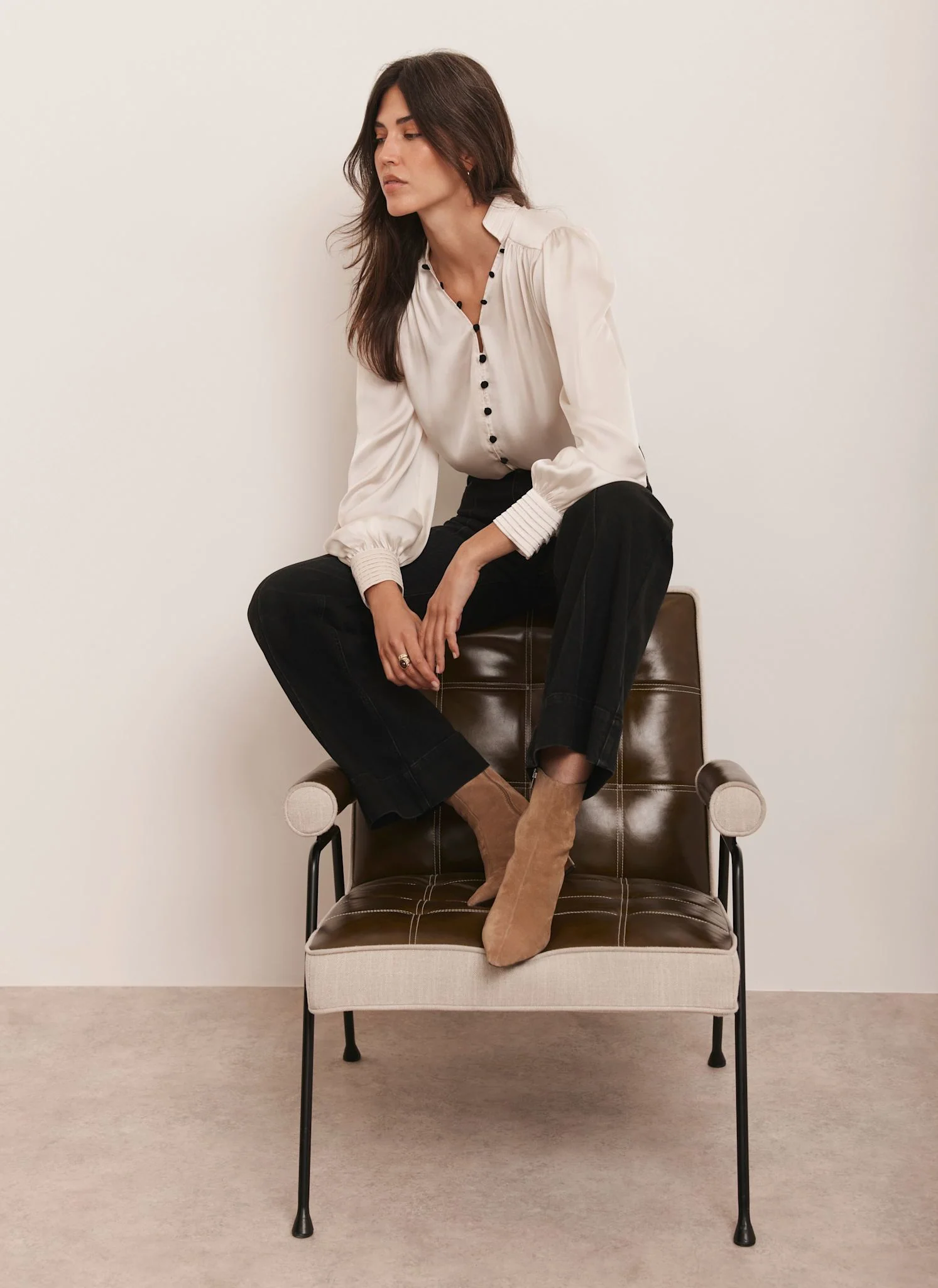 10570-cream-contrast-satin-blouse-4.webp Cream Contrast Satin Blouse
