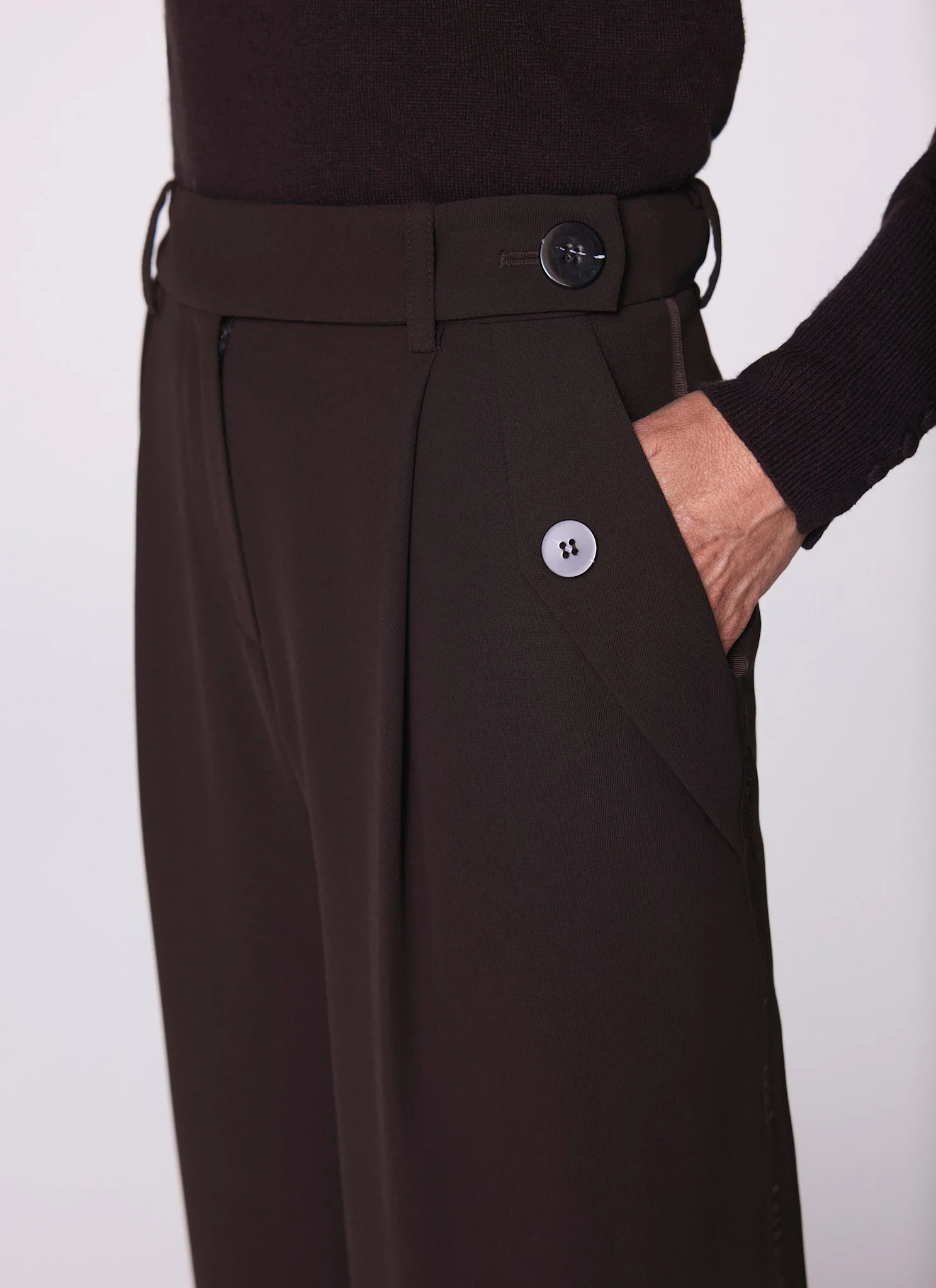10576-brown-tailored-wide-trousers-5.webp Brown Tailored Wide Trousers