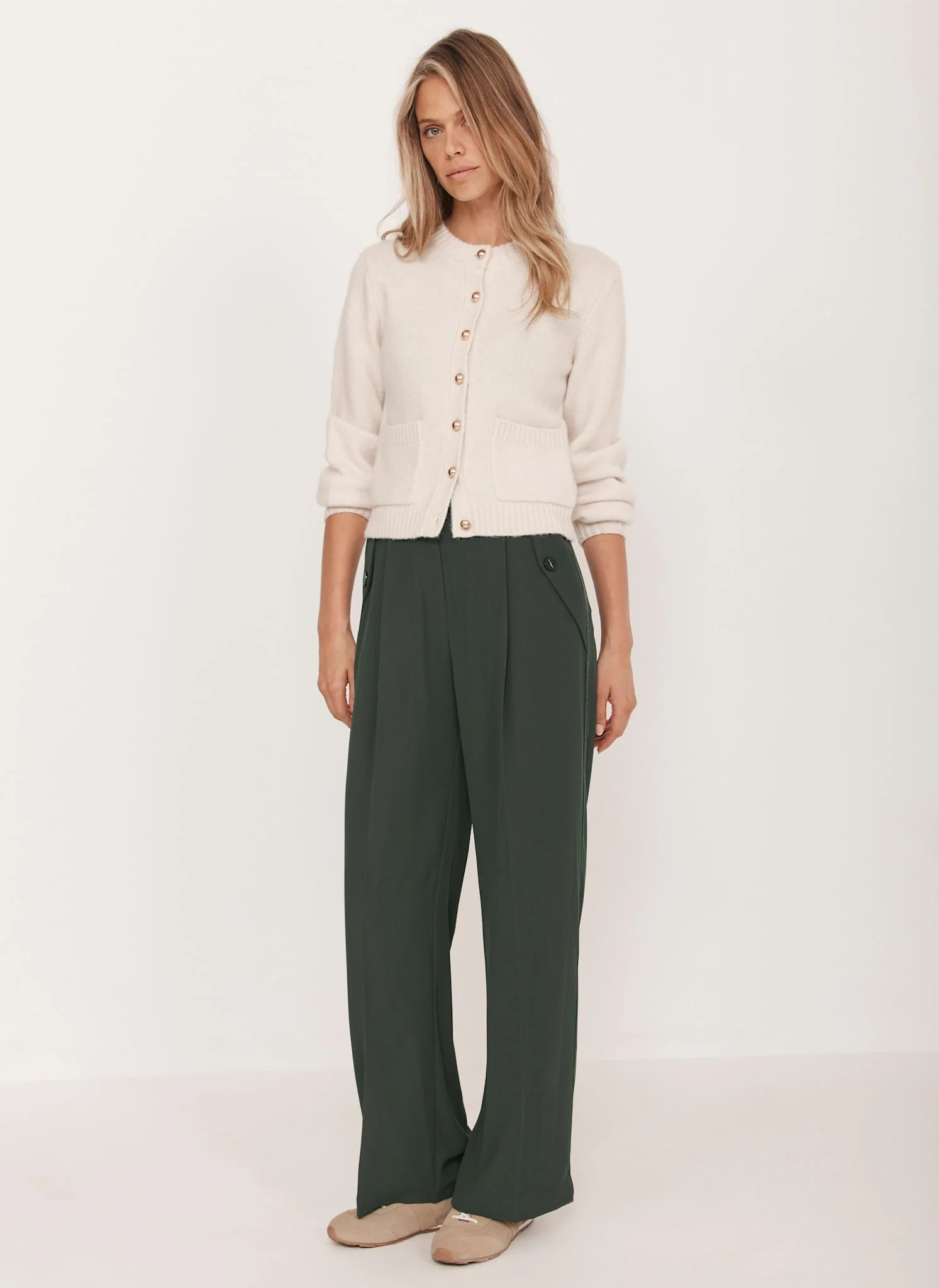 10618-green-tailored-wide-trousers-2.webp Green Tailored Wide Trousers