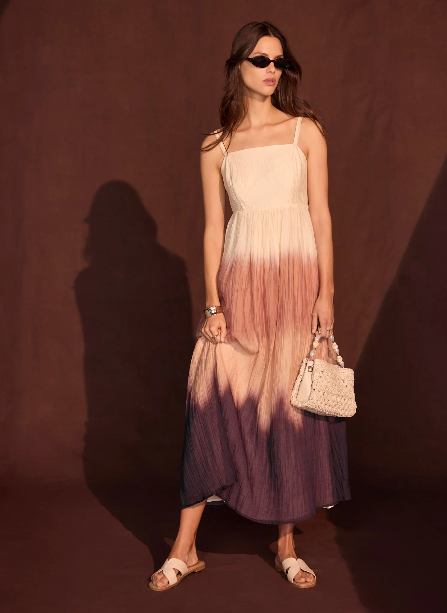 1064-brown-ombre-crinkle-maxi-dress-6.webp Brown Ombre Crinkle Maxi Dress