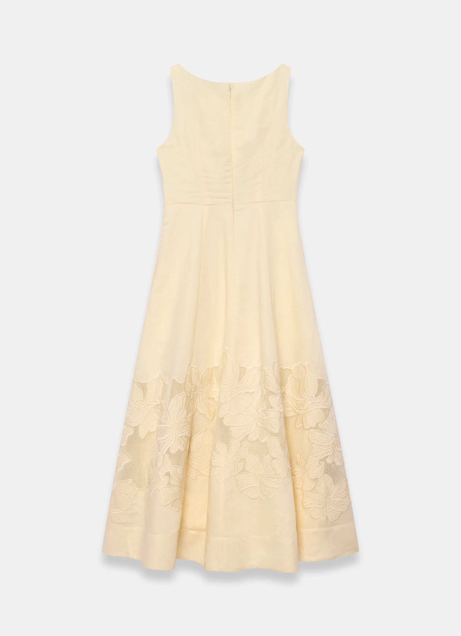 1070-yellow-linen-blend-lace-midi-dress-8.webp Yellow Linen Blend Lace Midi Dress