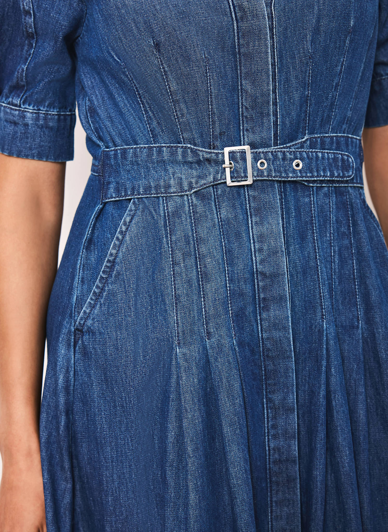 10748-indigo-denim-belted-midi-shirt-dress-6.jpg Indigo Denim Belted Midi Shirt Dress