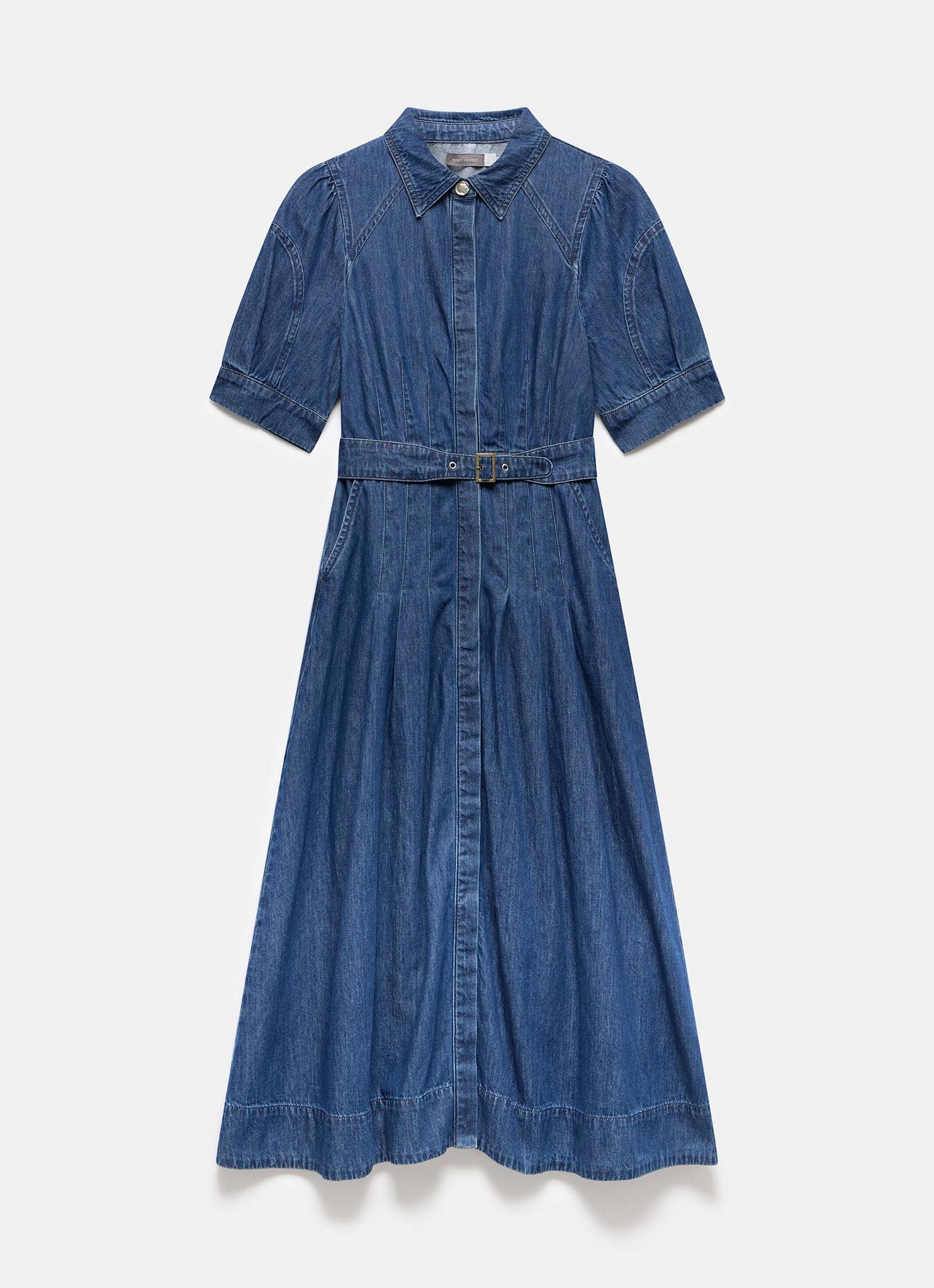 10748-indigo-denim-belted-midi-shirt-dress-7.jpg Indigo Denim Belted Midi Shirt Dress