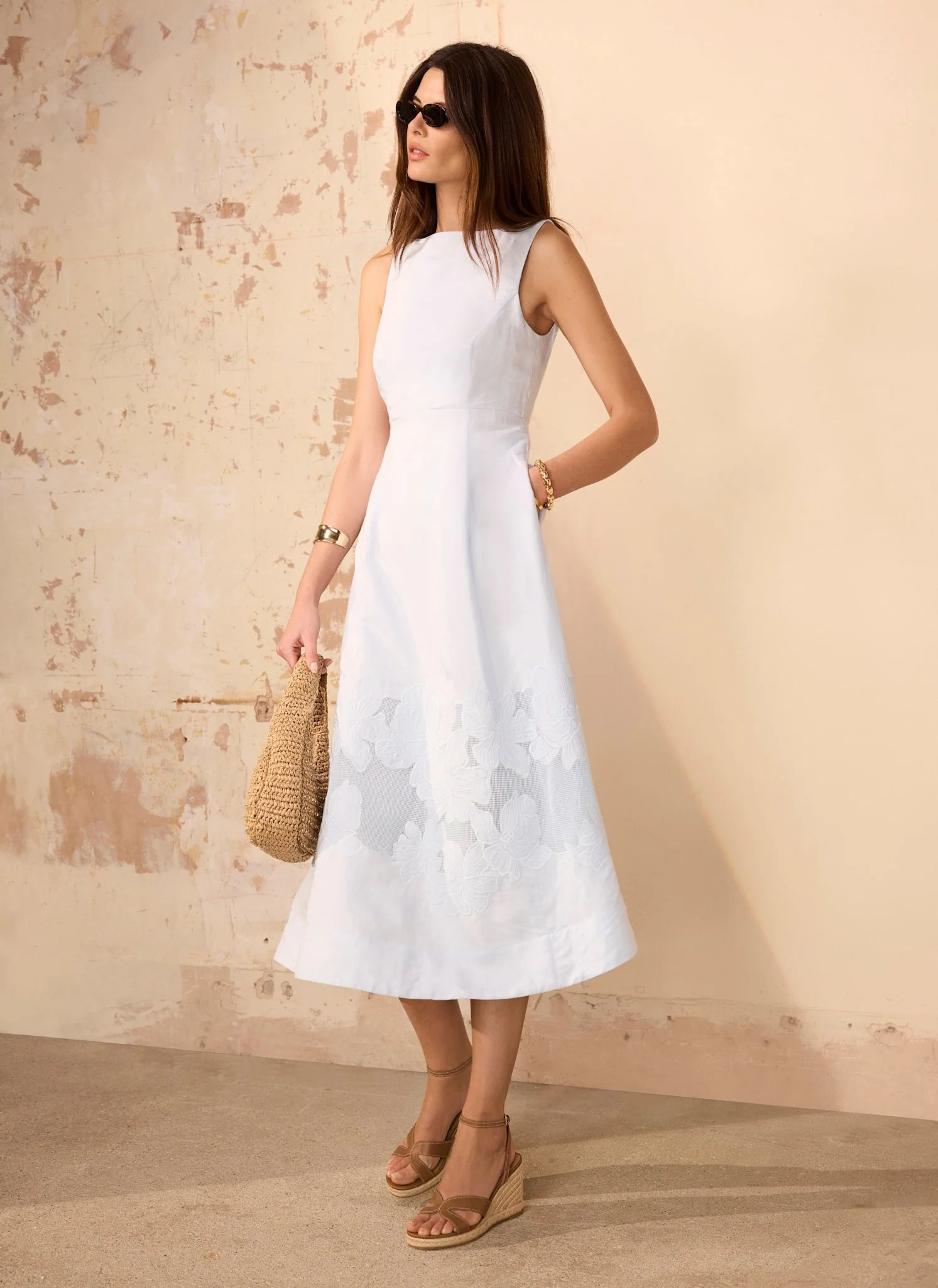 1078-blue-linen-blend-lace-midi-dress-1.webp Blue Linen Blend Lace Midi Dress