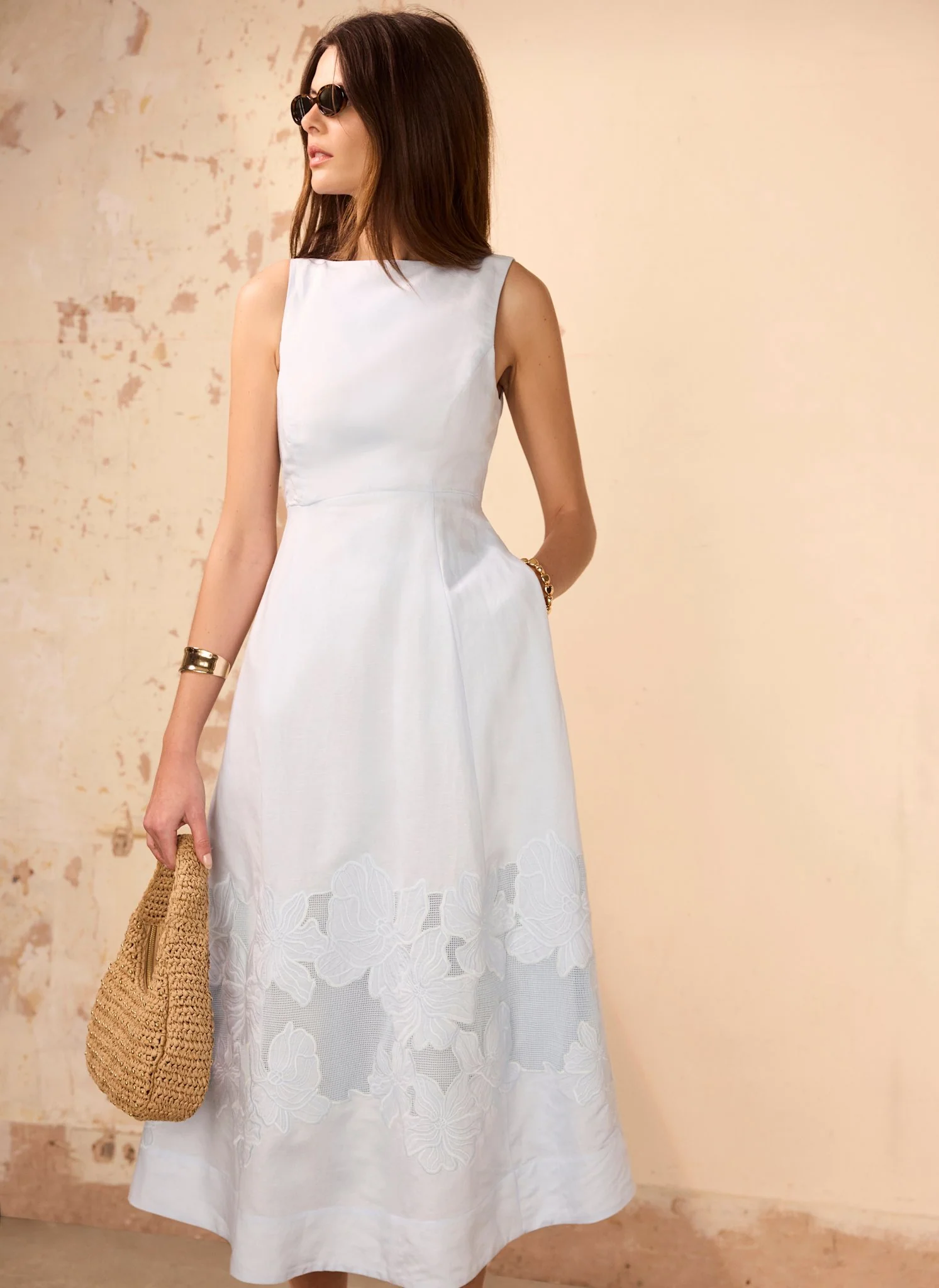1078-blue-linen-blend-lace-midi-dress-2.webp Blue Linen Blend Lace Midi Dress