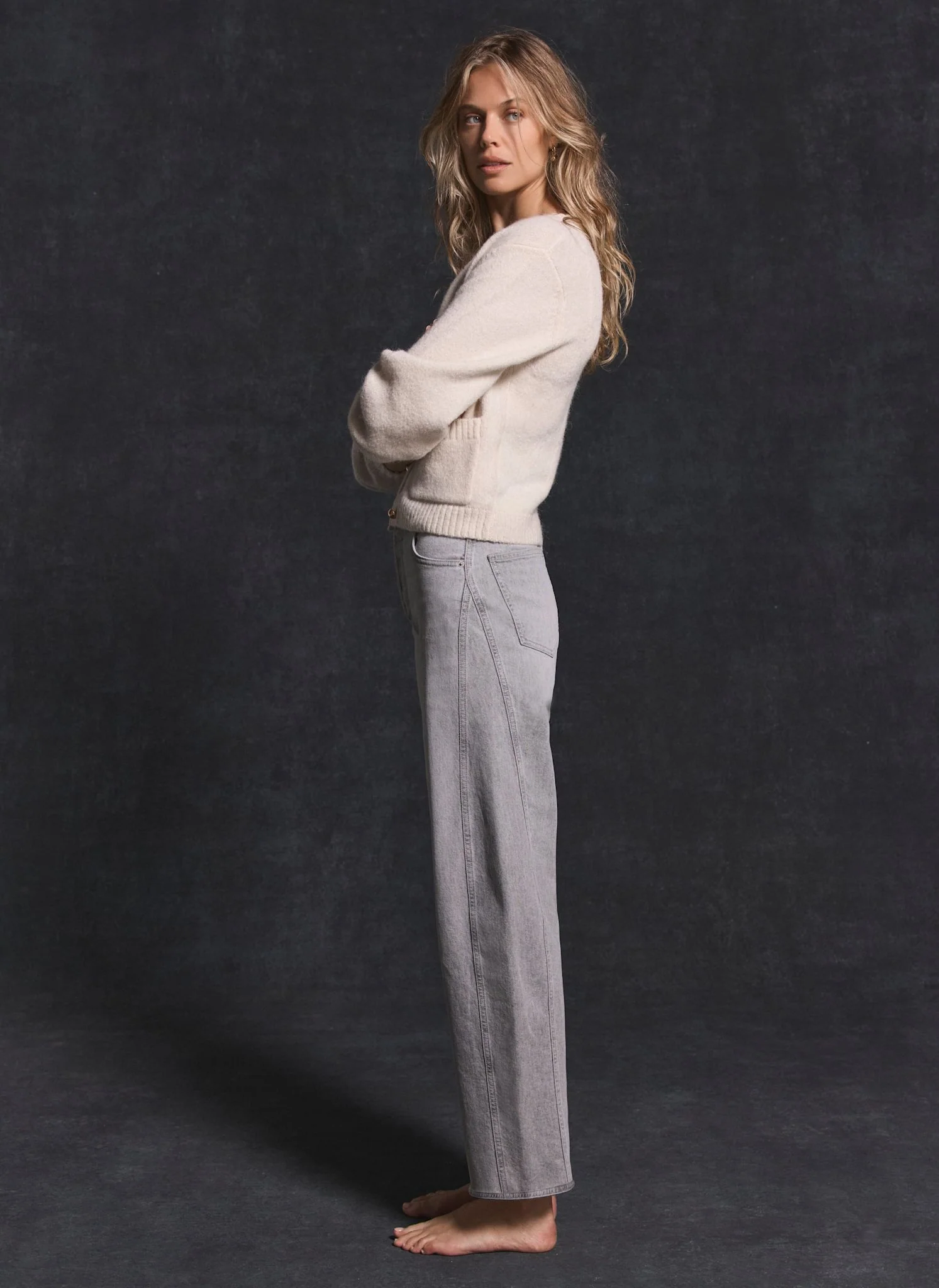 10806-grey-tapered-barrel-leg-jeans-2.webp Grey Tapered Barrel Leg Jeans