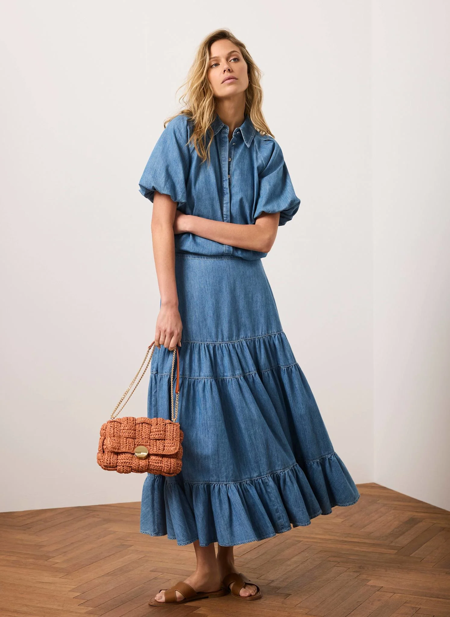 10902-indigo-tiered-denim-maxi-skirt-2.webp Indigo Tiered Denim Maxi Skirt