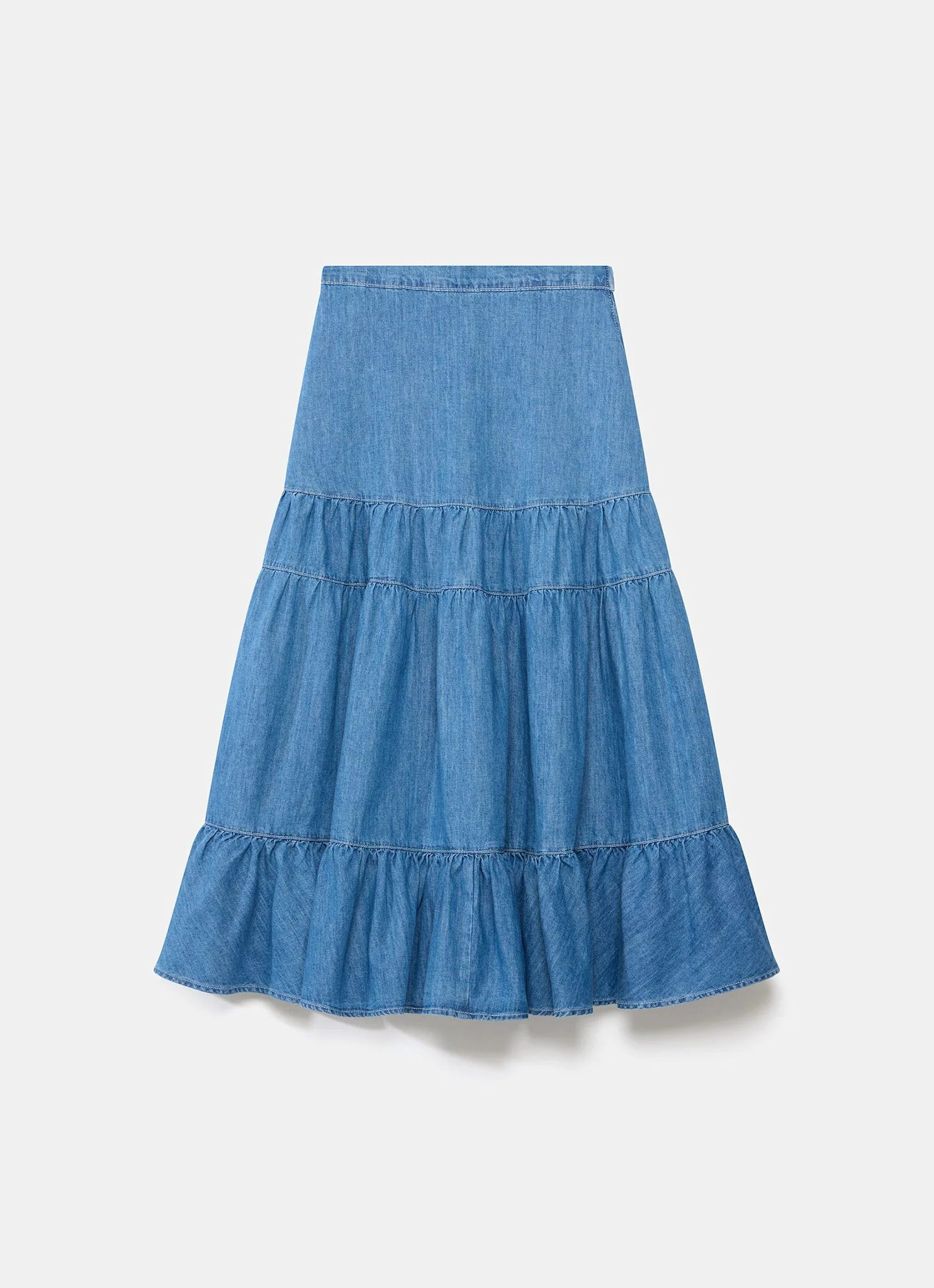 10902-indigo-tiered-denim-maxi-skirt-7.webp Indigo Tiered Denim Maxi Skirt