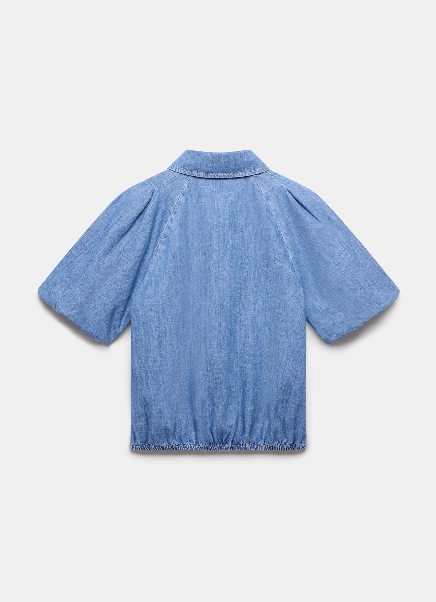 10926-indigo-denim-puff-sleeve-shirt-7.jpg Indigo Denim Puff Sleeve Shirt