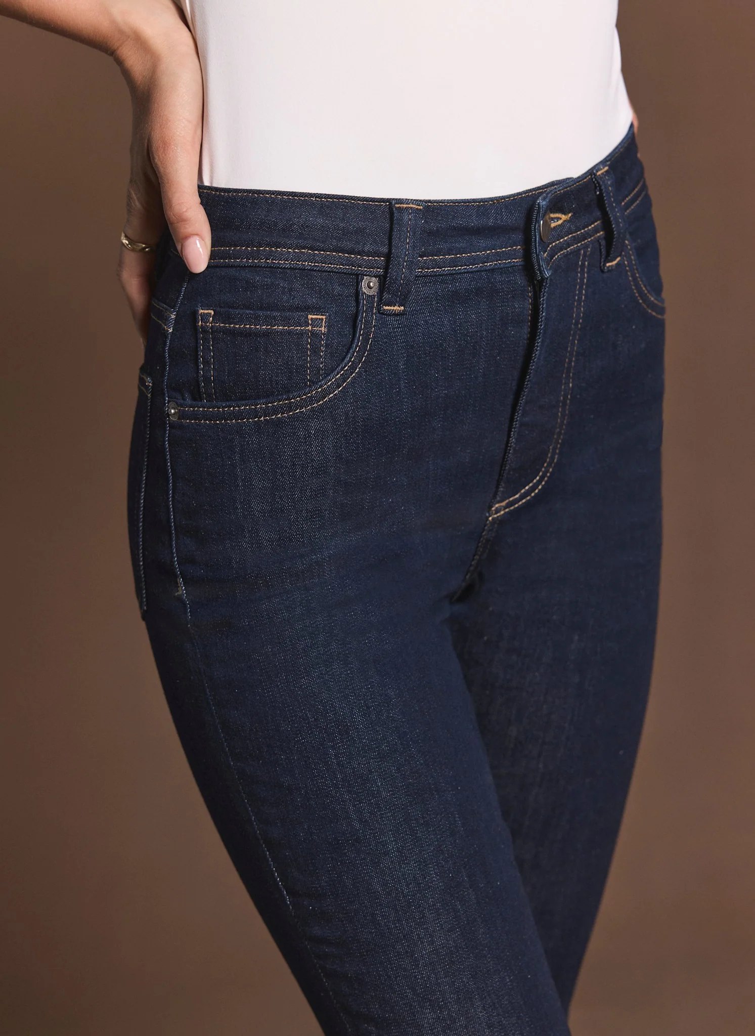 Dark Indigo Sculpting Skinny Jeans