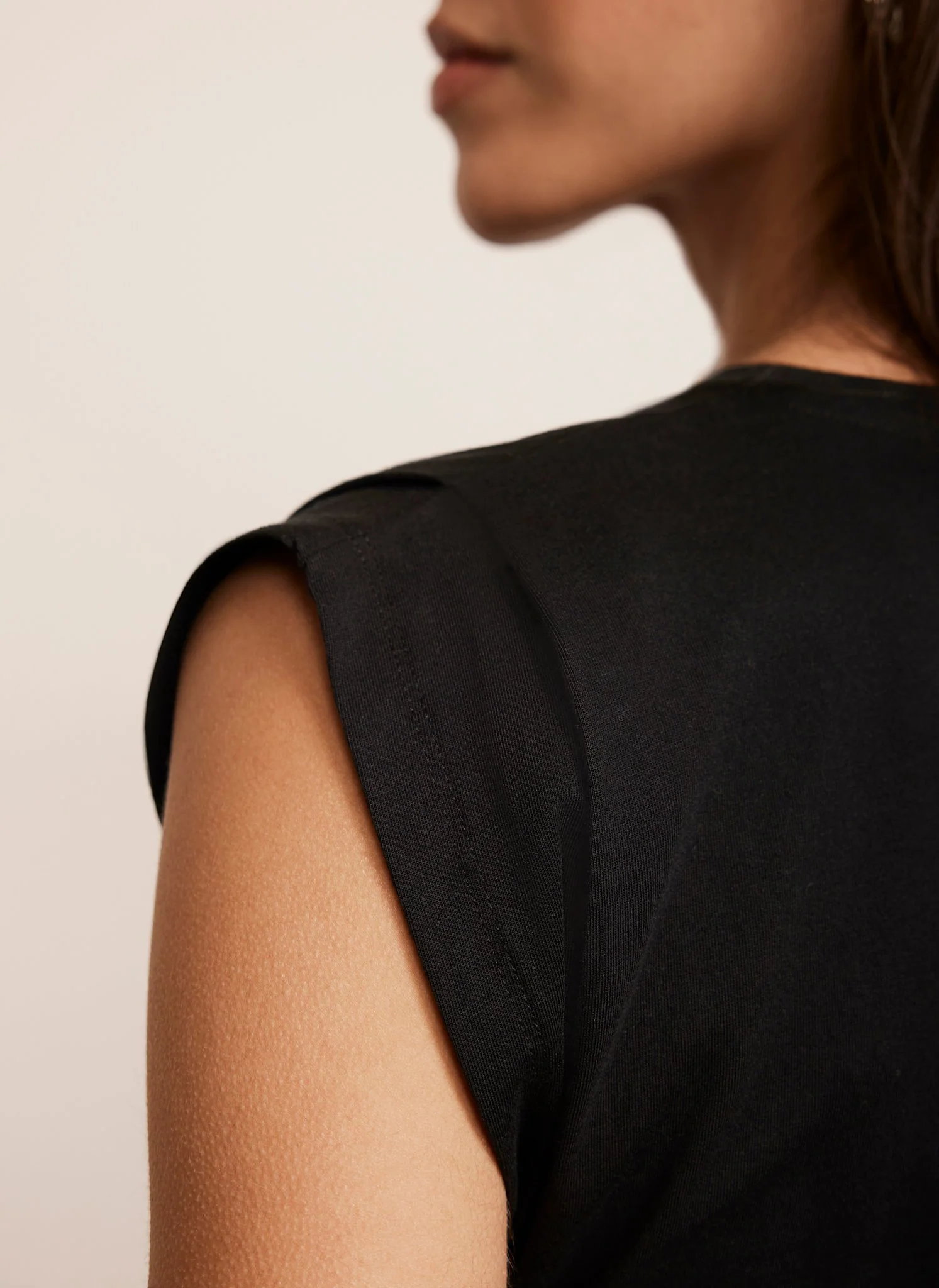 11380-black-cotton-extended-shoulder-t-shirt-4.webp Black Cotton Extended Shoulder T-Shirt