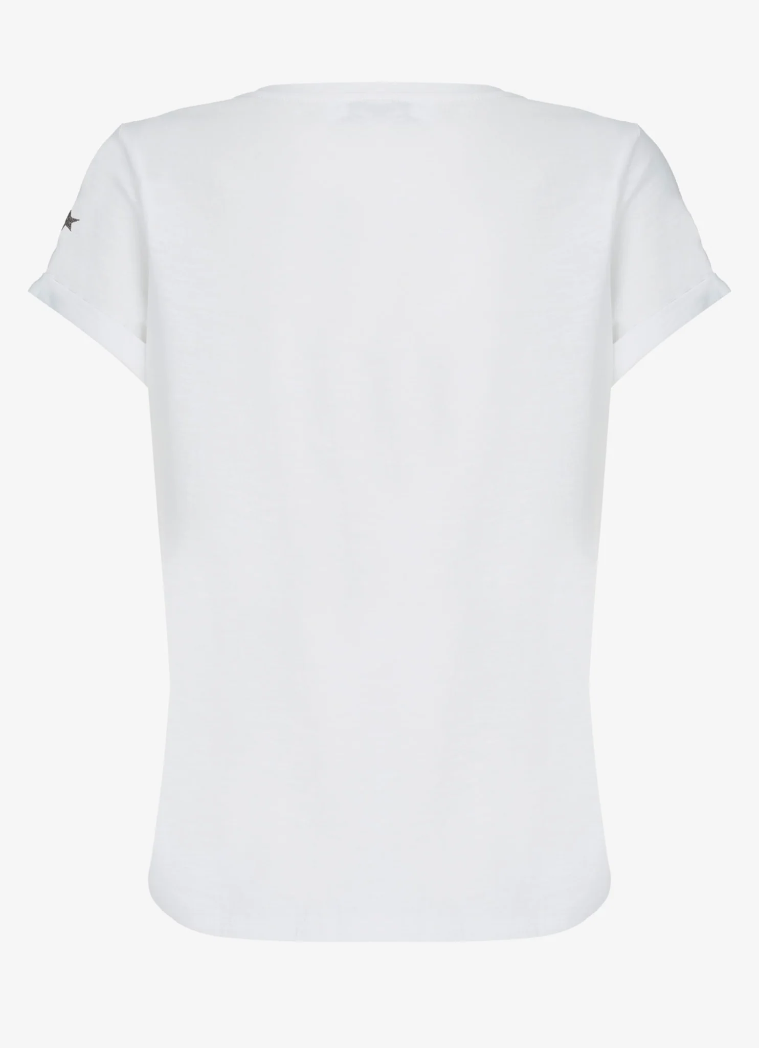 White Cotton Star T-Shirt