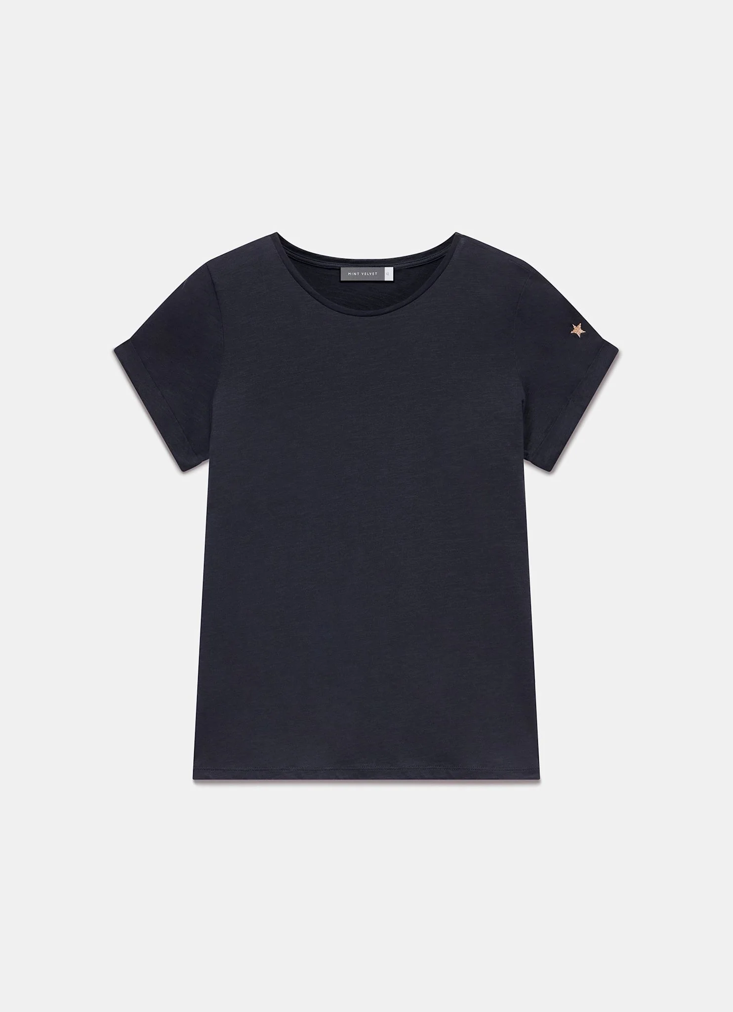 Navy Cotton Star T-Shirt