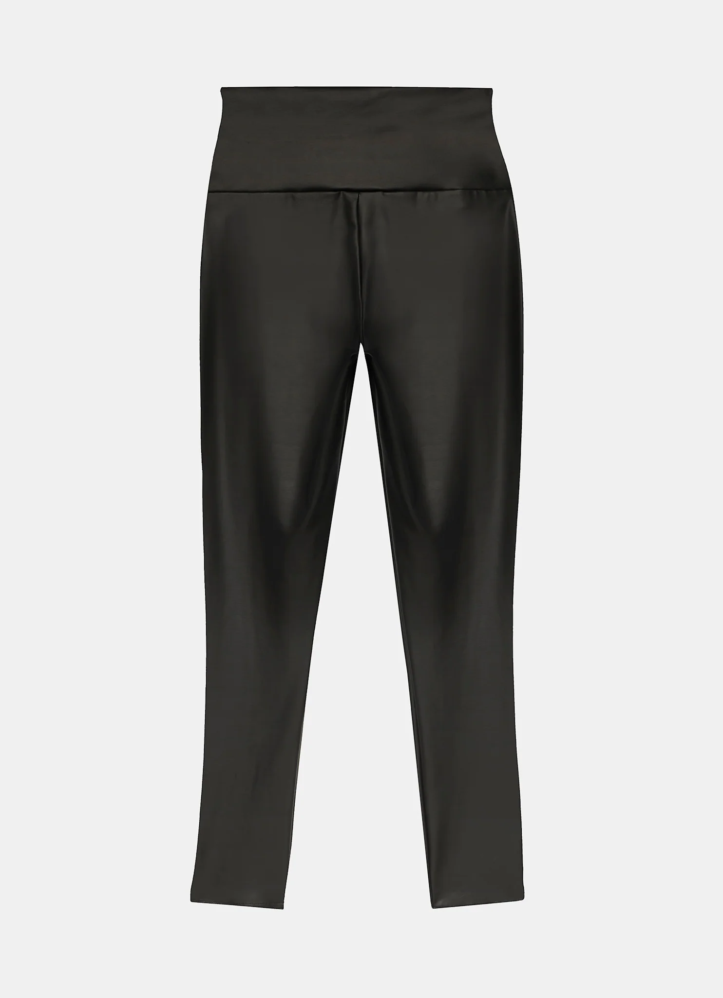 Black Faux Leather Leggings
