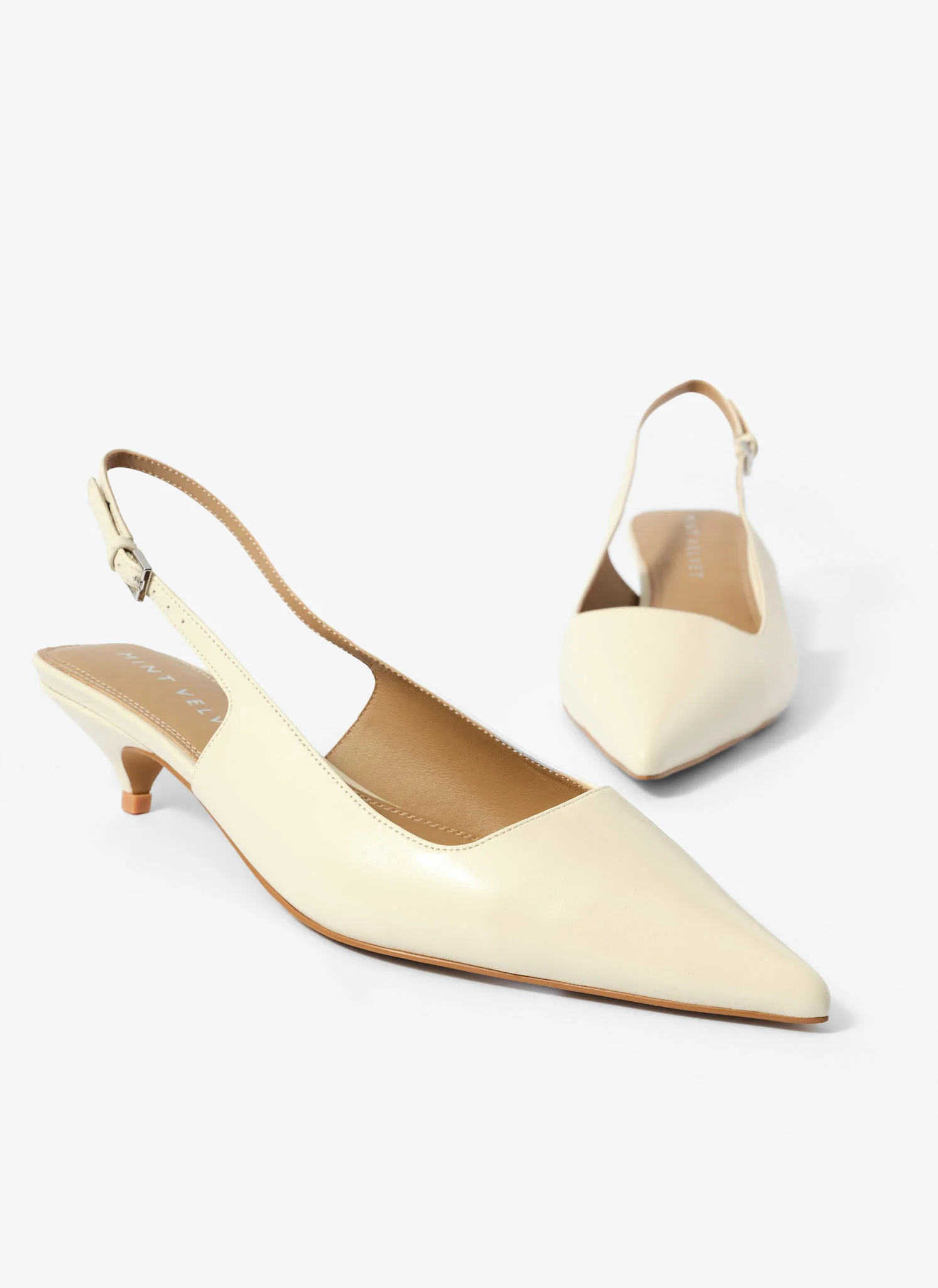 11436-mila-cream-leather-kitten-heel-4.webp Mila Cream Leather Kitten Heel