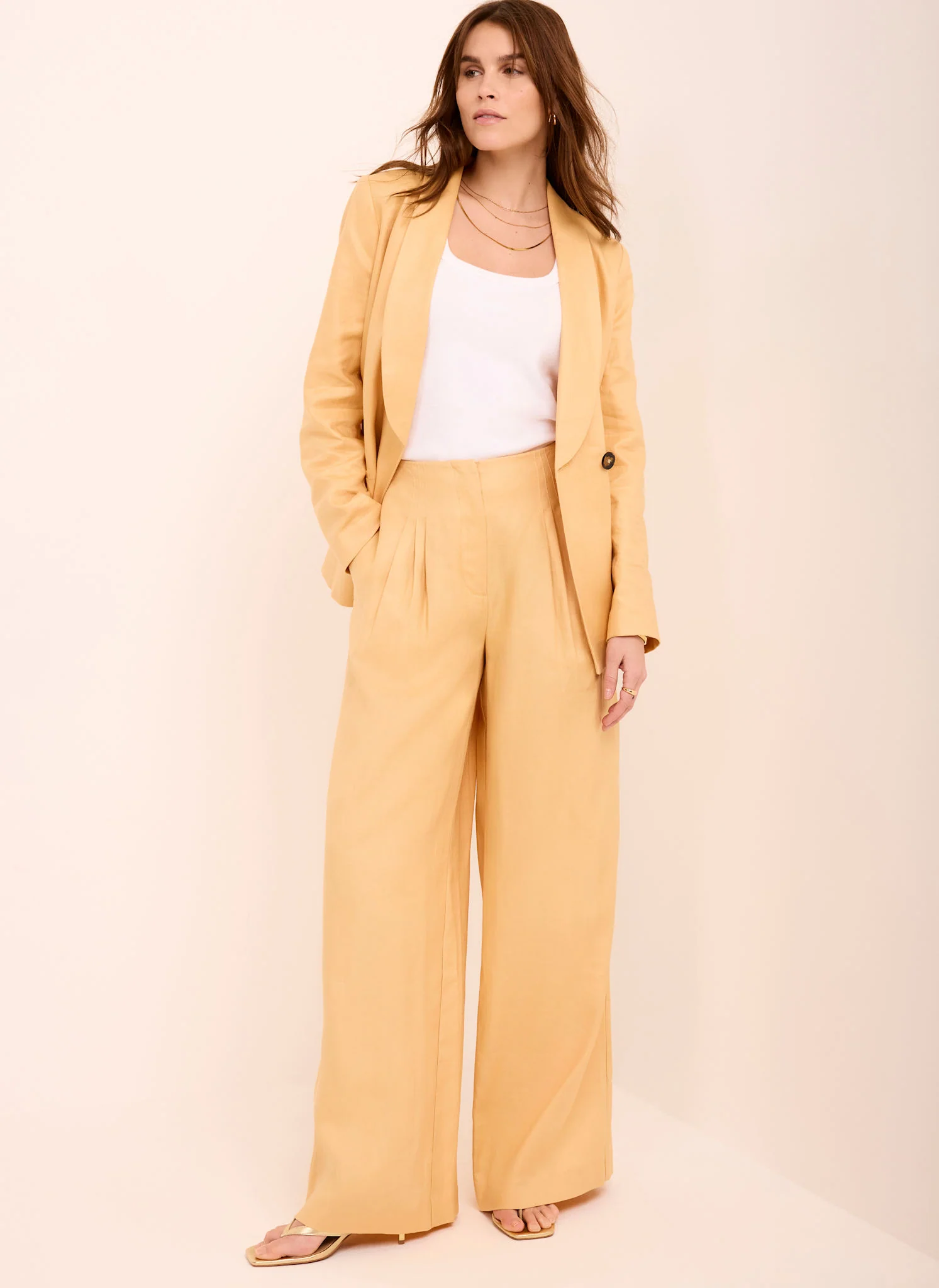 1146-yellow-ramie-wide-leg-trousers-2.webp Yellow Ramie Wide Leg Trousers
