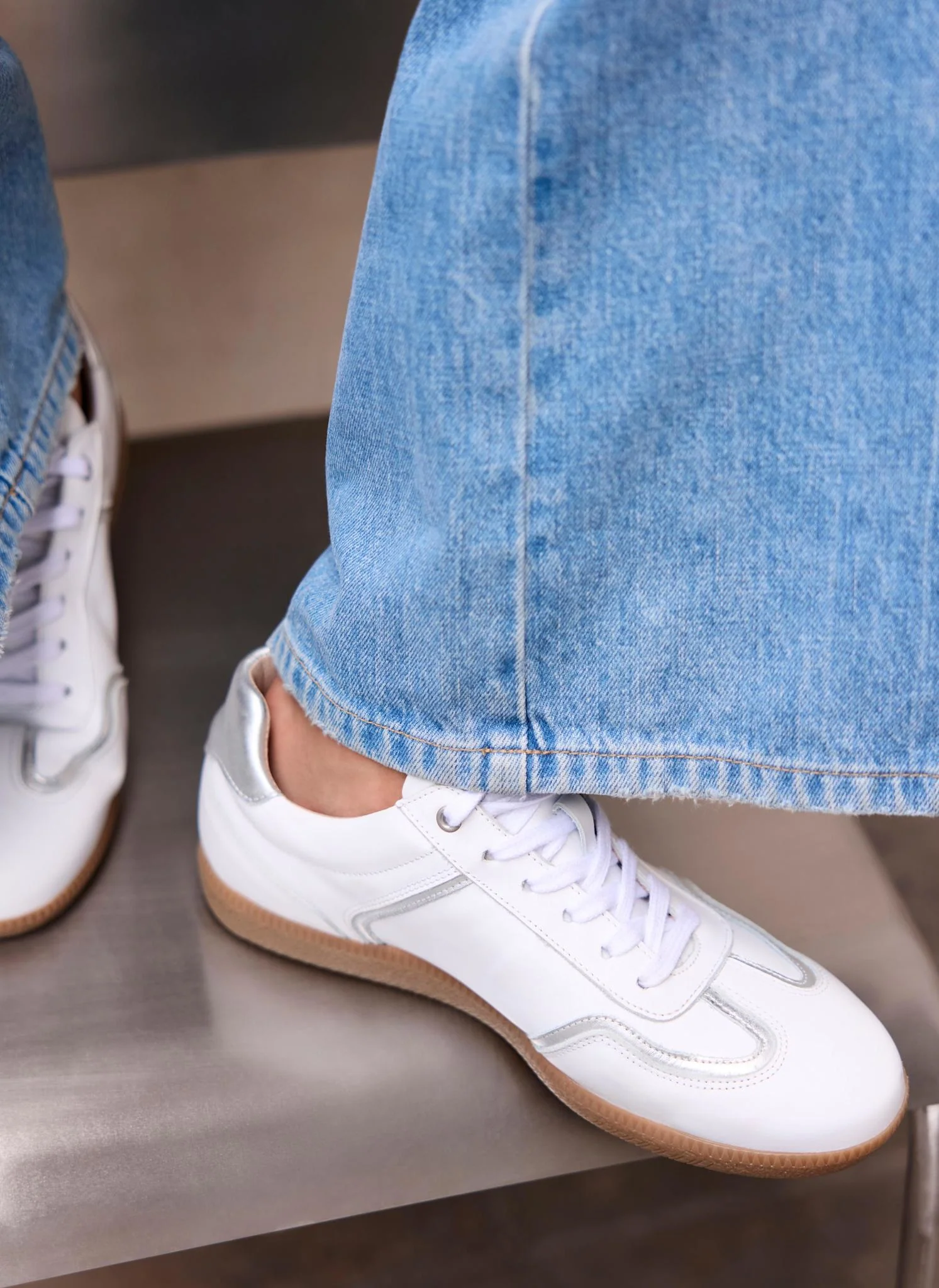 11492-romy-white-leather-trainers-1.webp Romy White Leather Trainers