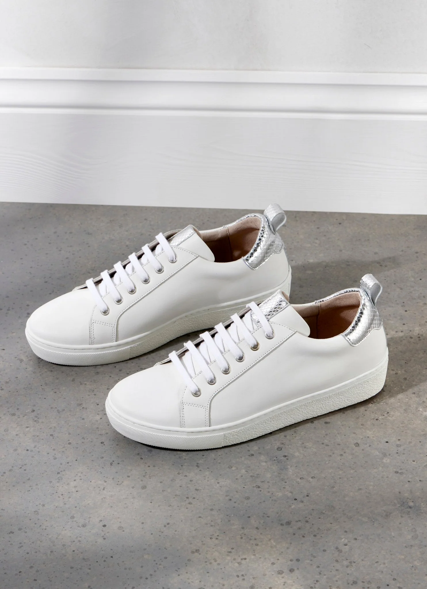 11499-allie-white-leather-trainers-1.webp Allie White Leather Trainers