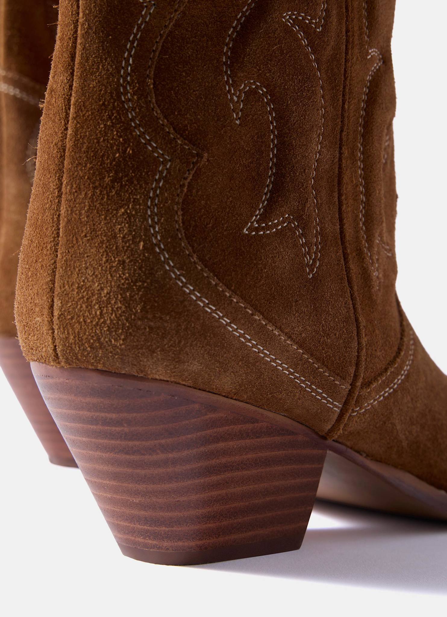 11506-sierra-tan-suede-cowboy-boots-6.jpg Sierra Tan Suede Cowboy Boots