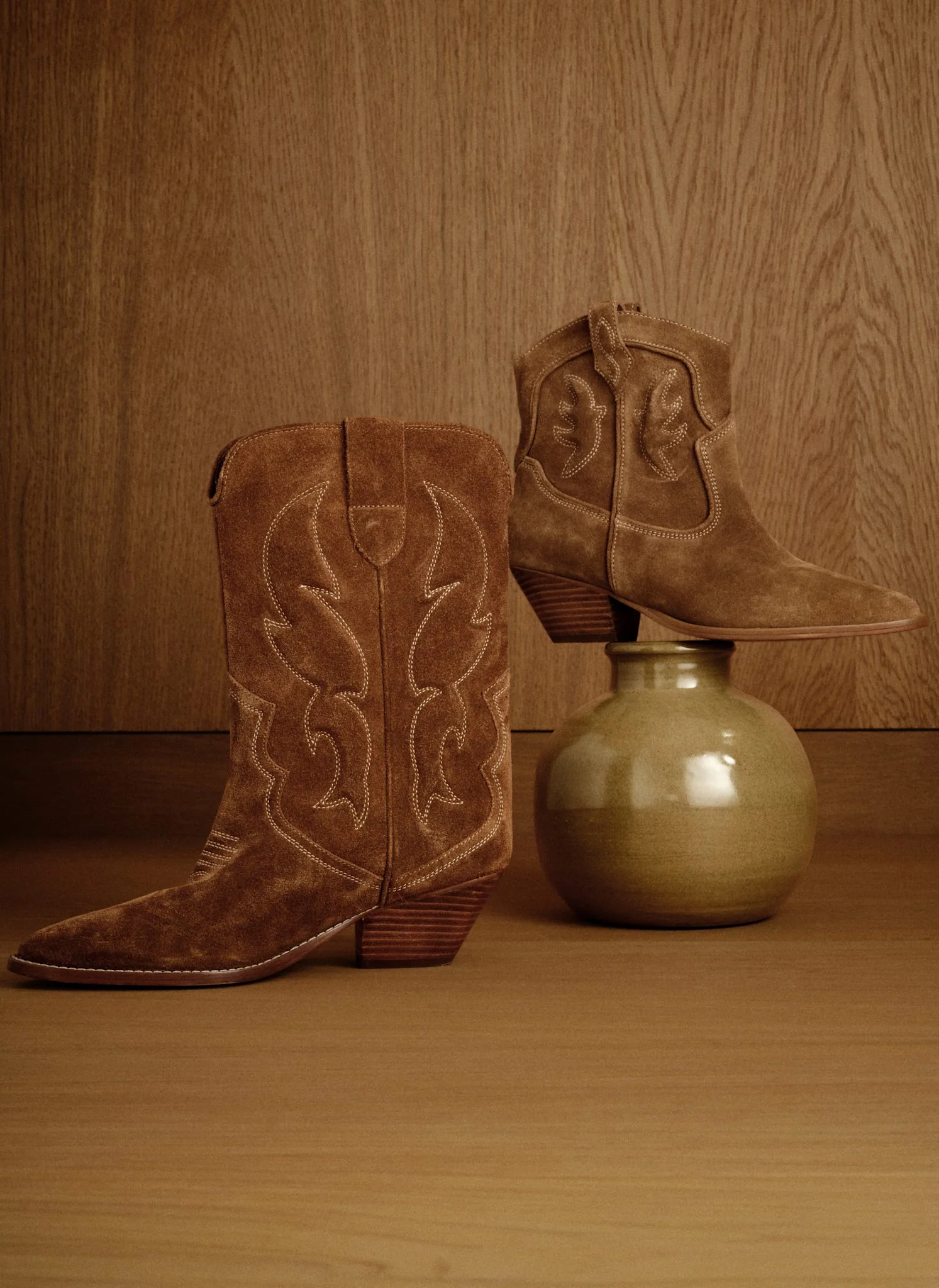 11513-carly-neutral-suede-cowboy-boots-2.webp Carly Neutral Suede Cowboy Boots